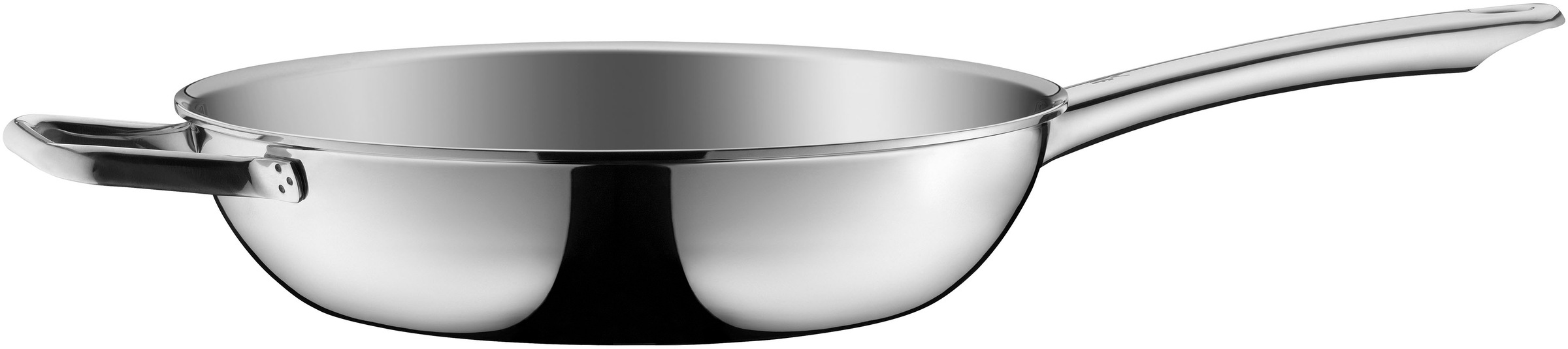 WMF Schmorpfanne »Profi Resist«, Cromargan®Edelstahl, (1 tlg.), 28 cm, kratzfest, Antihaftversiegelung, mehrschichtiger Aufbau