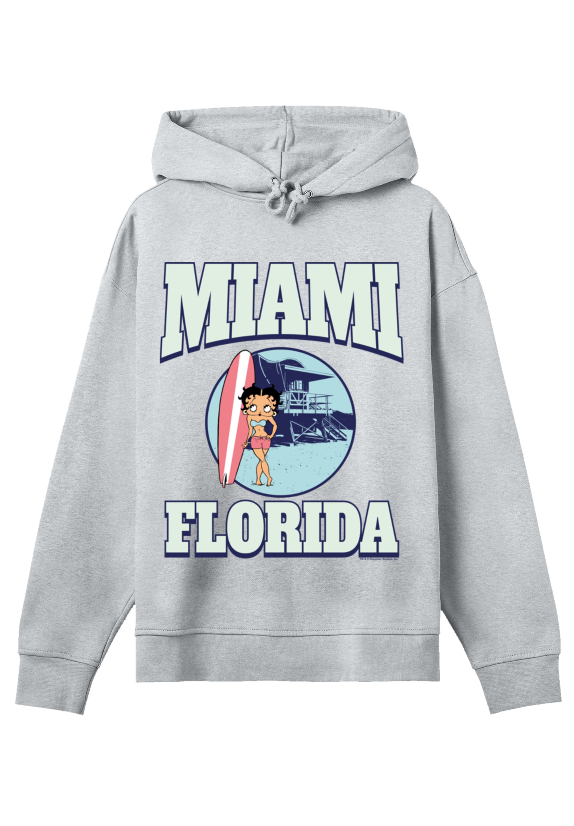 F4NT4STIC Kapuzenpullover »Betty Boop Miami Florida Surf Scene«, Premium Qualität