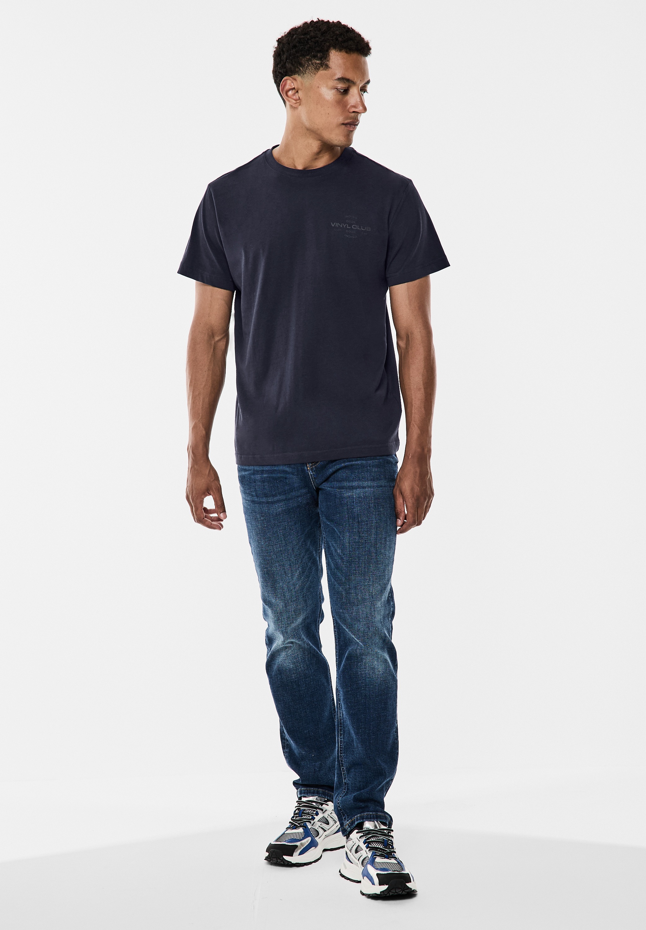 STREET ONE MEN T-Shirt, aus reiner Baumwolle