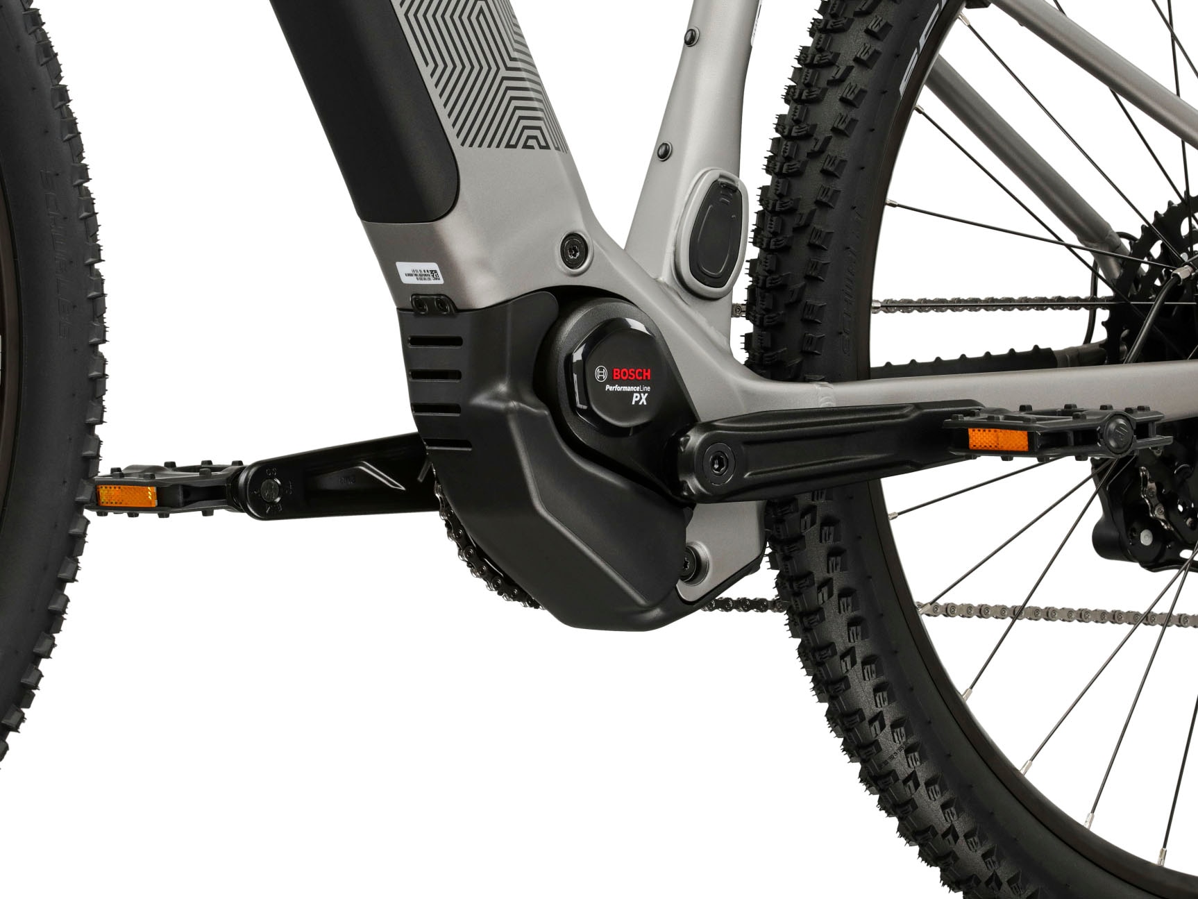 Kross »Influx Hybrid 2.0 16,7Ah / 600 Wh 29 Zoll silber 9 Gänge 2026« 9 Gang Shimano CUES U4000 Schaltwerk Kettenschaltung Mittelmotor 250 W