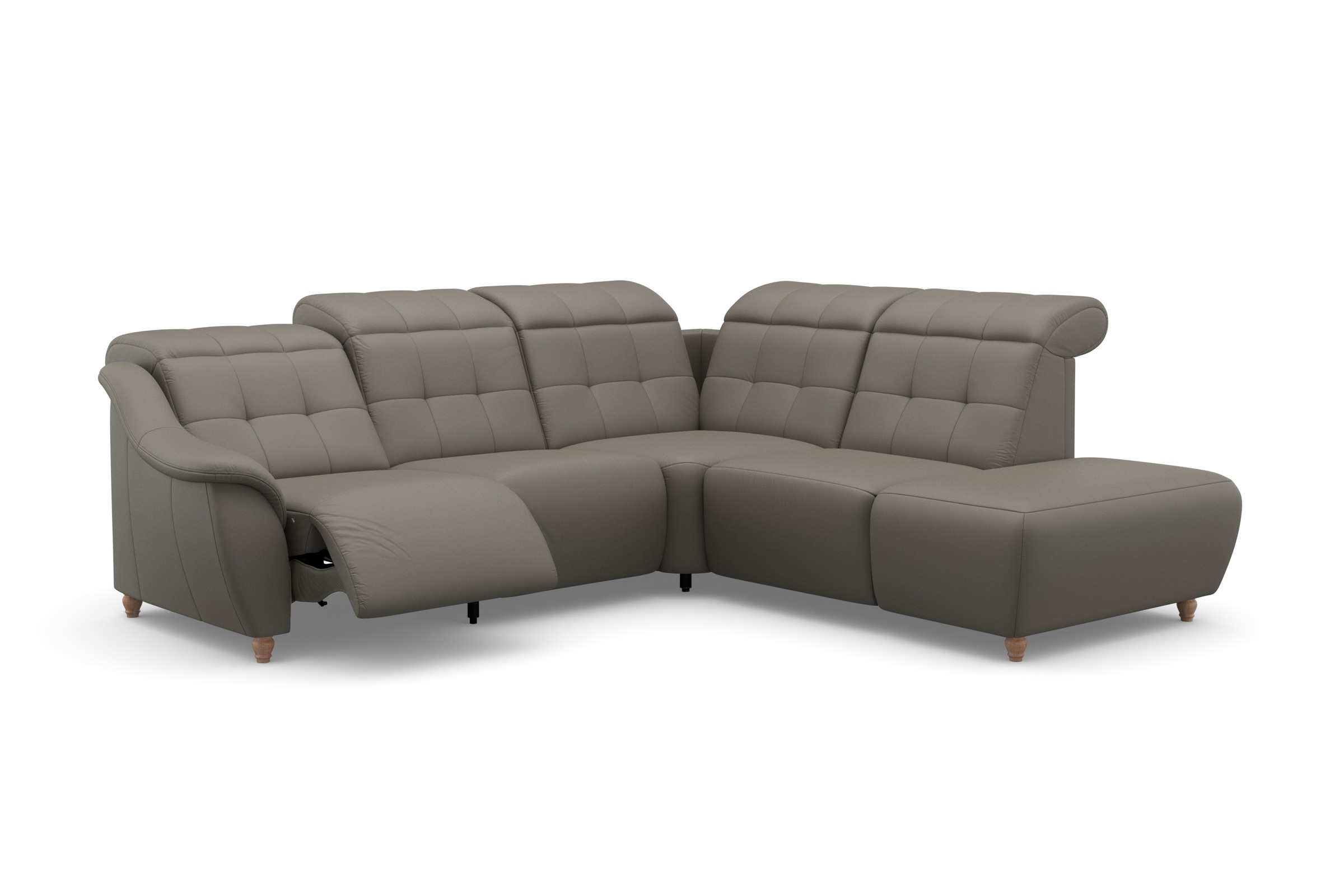 Home affaire Ecksofa »Boston L-Form«, Kopfteilverstellung an jeder Sitzfläche, wahlweise Relaxfunktion