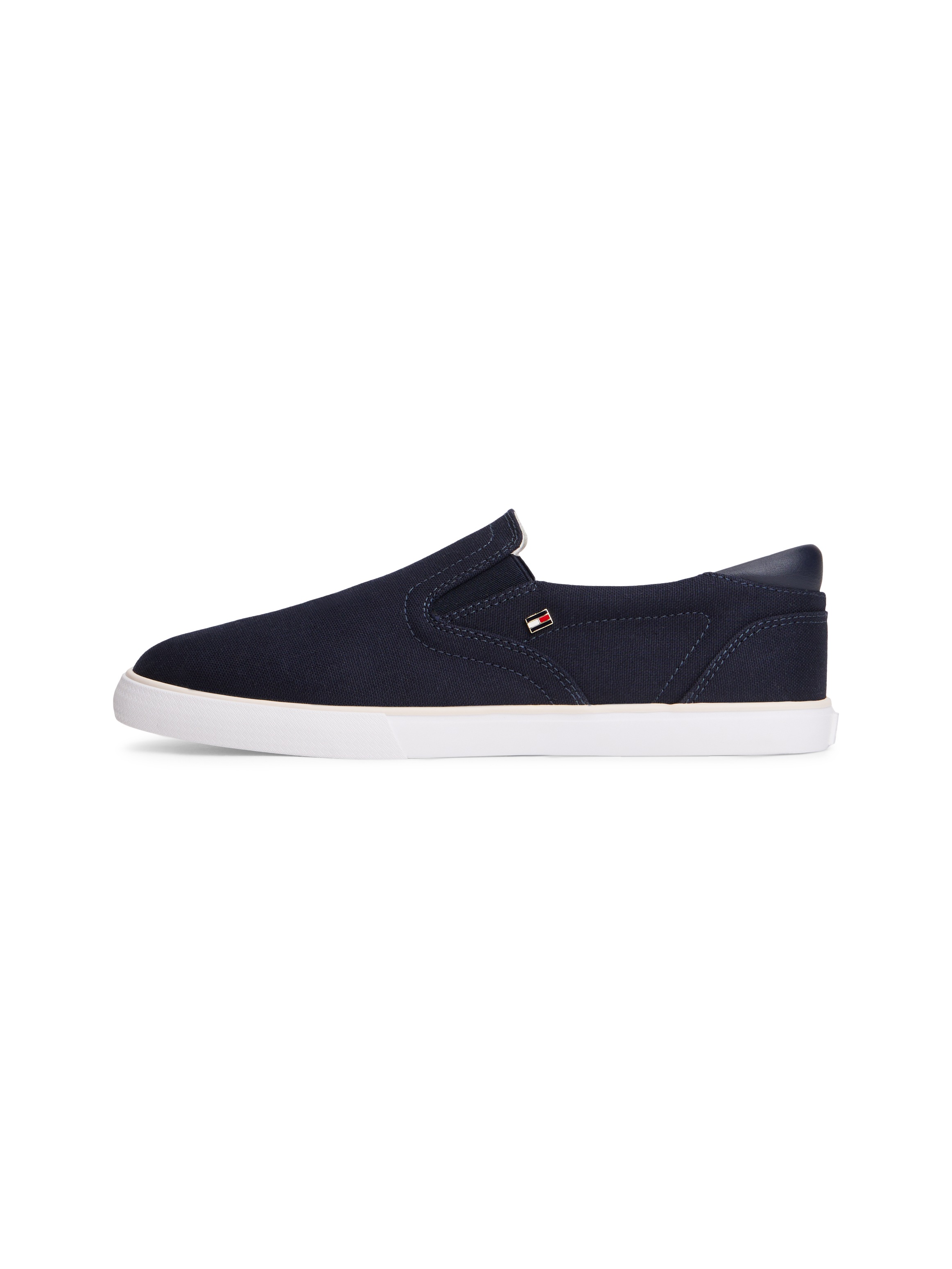 Tommy Hilfiger Slipper »TH LOW PROFILE SLIP ON«  Freizeitschuh, Loafer, Slipper mit edlem Logoemblem