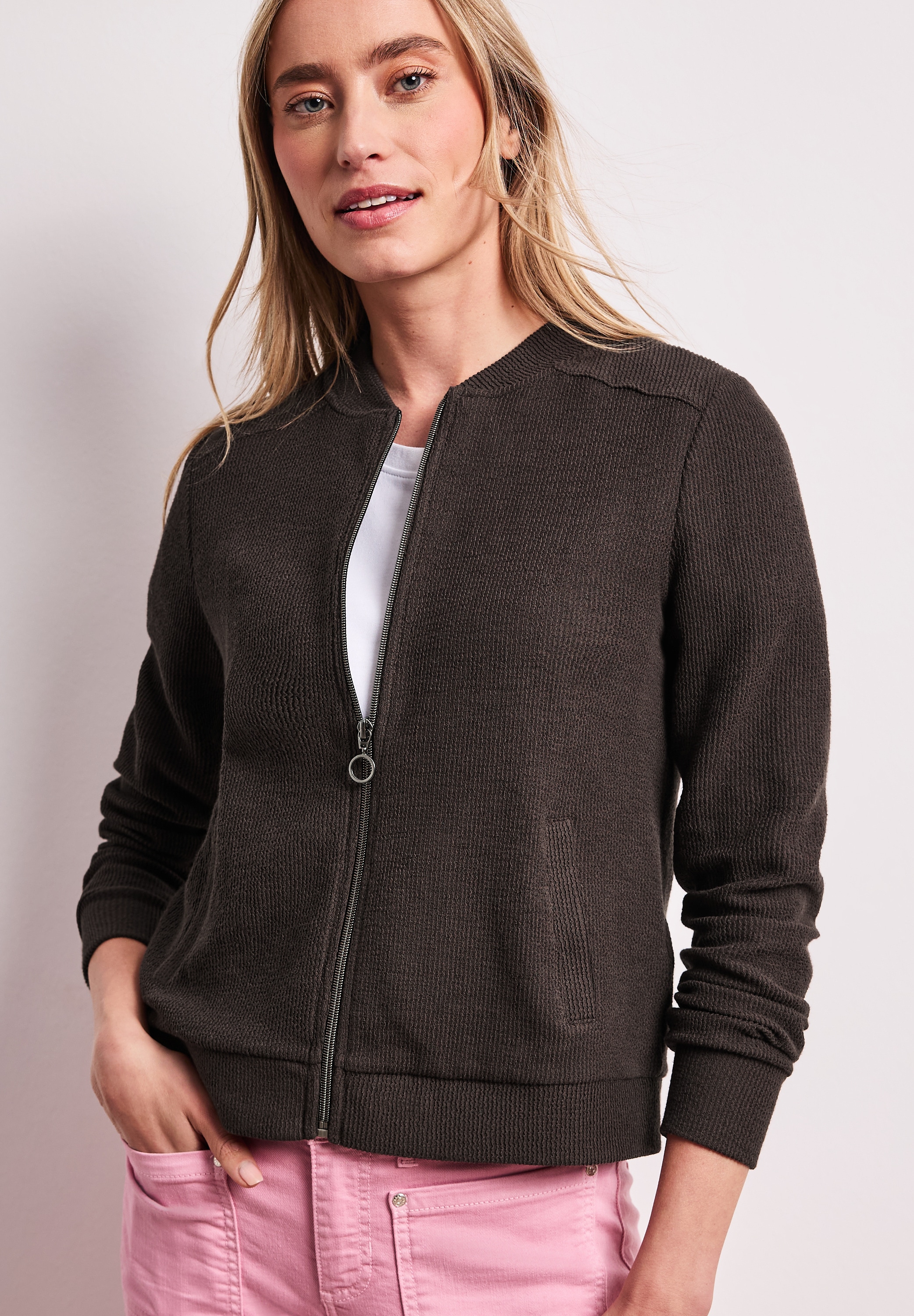 STREET ONE Cardigan Rundhalsausschnitt