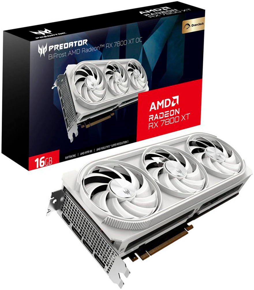 Acer Grafikkarte »BiFrost AMD RX 7800 XT OC«, 16 GB, GDDR6