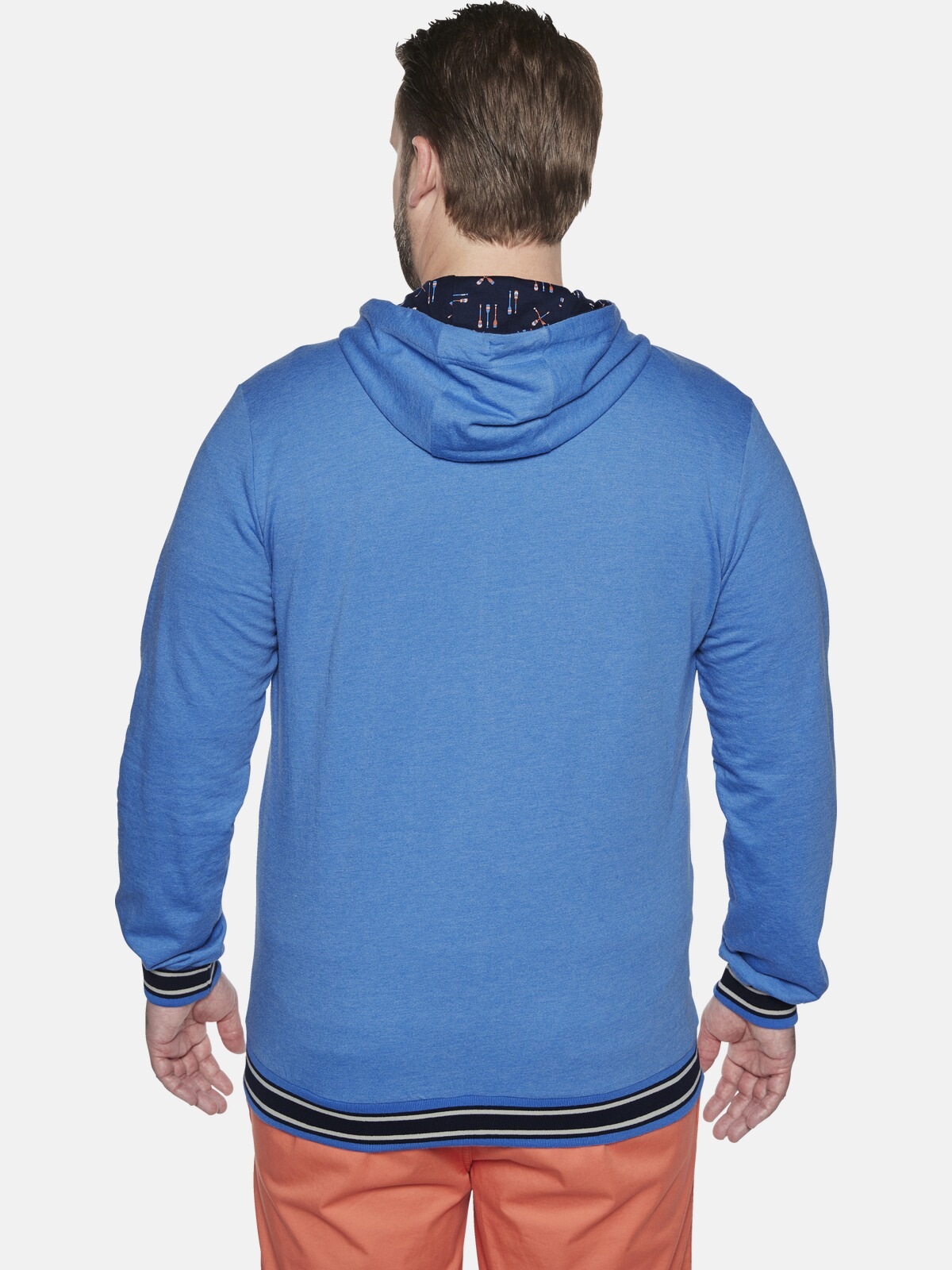 Charles Colby Kapuzensweatjacke »Sweatjacke DUKE EDMUND«, mit kontrastfarbener Kapuze