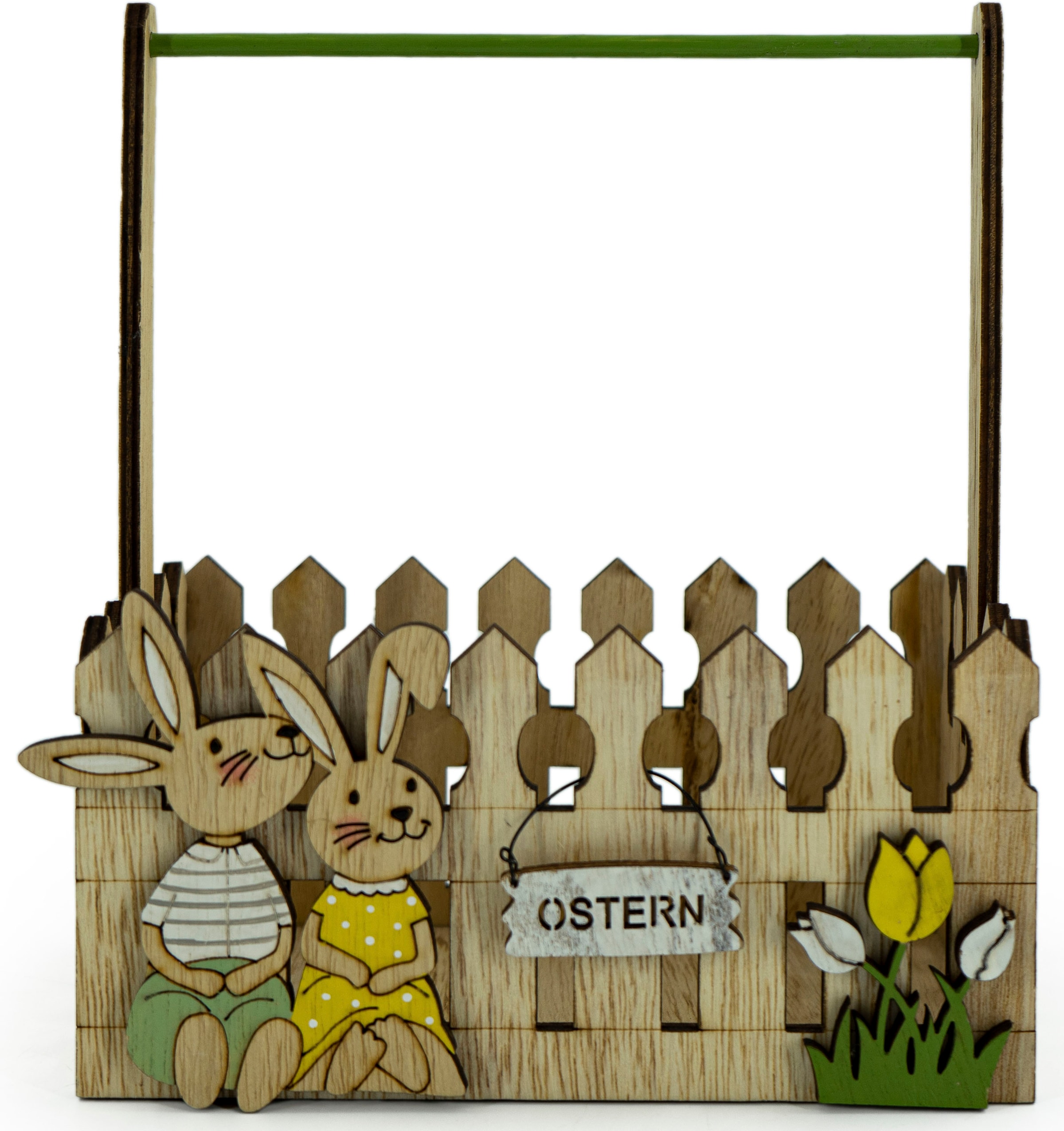 Osterfigur NOOR »Osterkörbchen«, kaufen BAUR Holz | LIVING Osterkorb Osterdekoration, aus