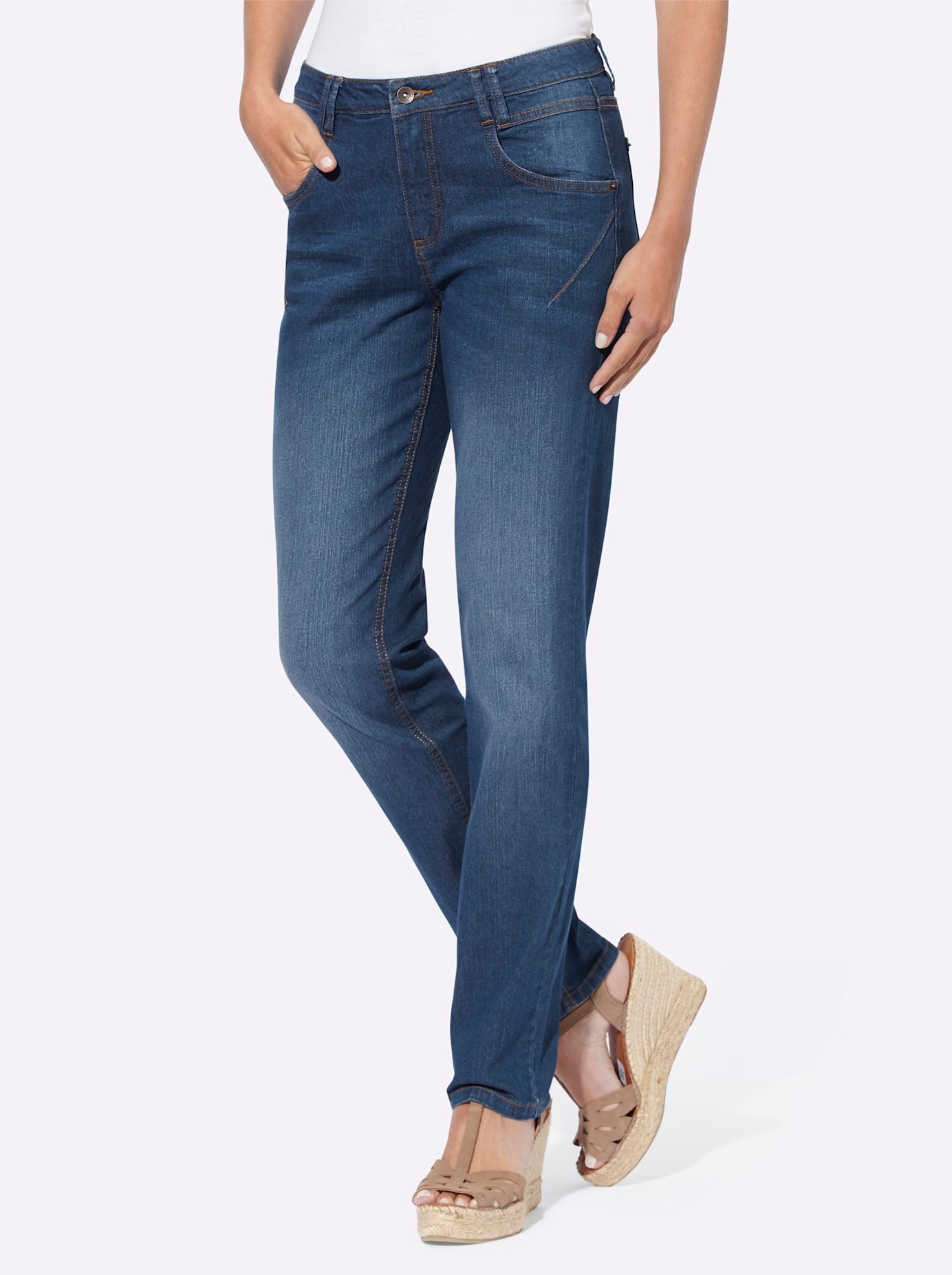 heine Bequeme Jeans 1 Stk. tlg. günstig online kaufen