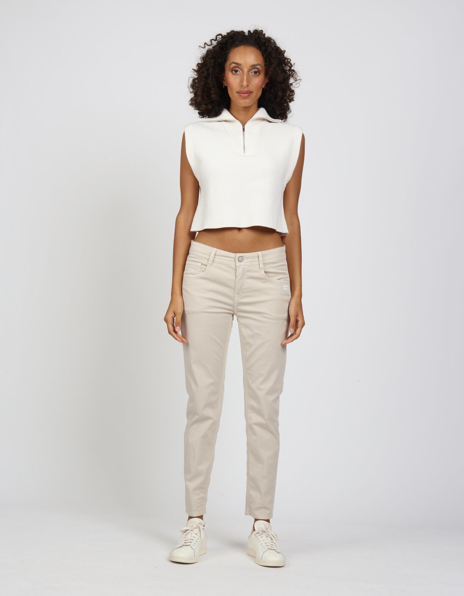 GANG Stoffhose »94AMELIE CROPPED«  im 5-Pocket-Style