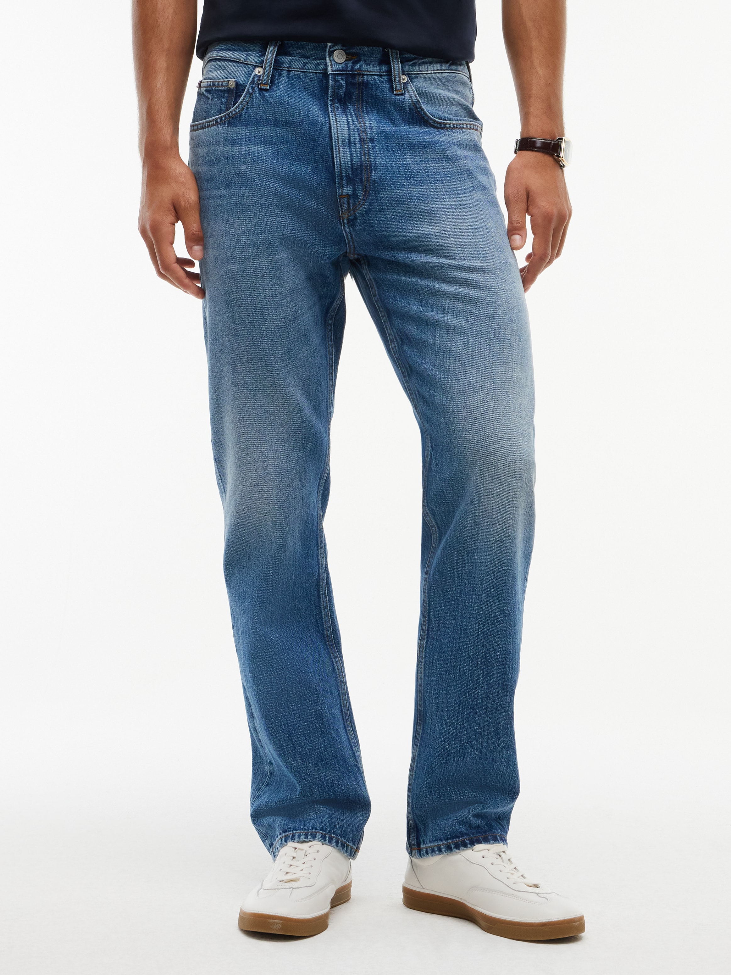 Tommy Hilfiger Gerade Jeans "DOVER REGULAR STRAIGHT" im 5-Pocket-Style, mit Used-Effekten