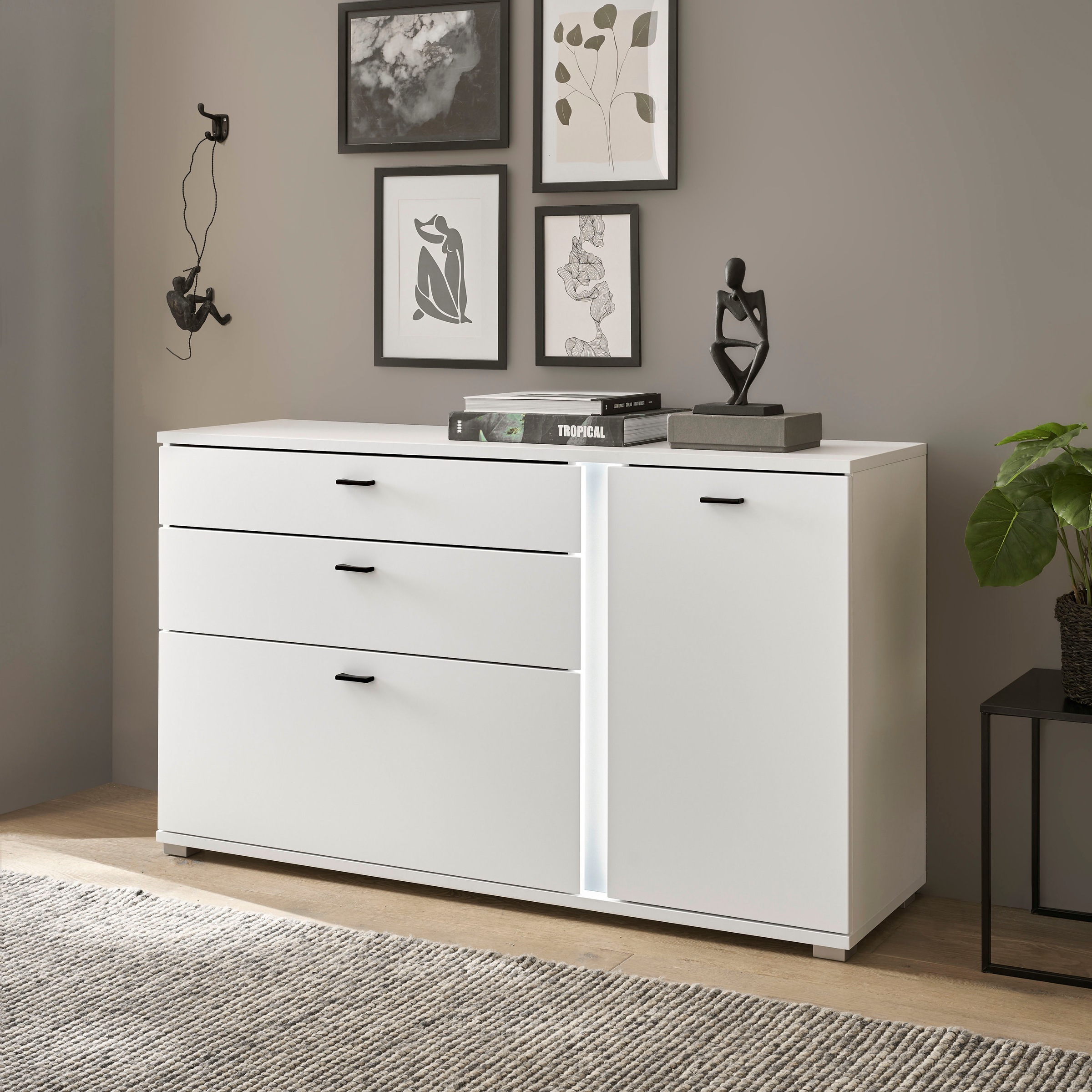 INOSIGN Sideboard "LONG ISLAND" 1 Stk. tlg. in moderner Trendfarbe,inklusiv günstig online kaufen