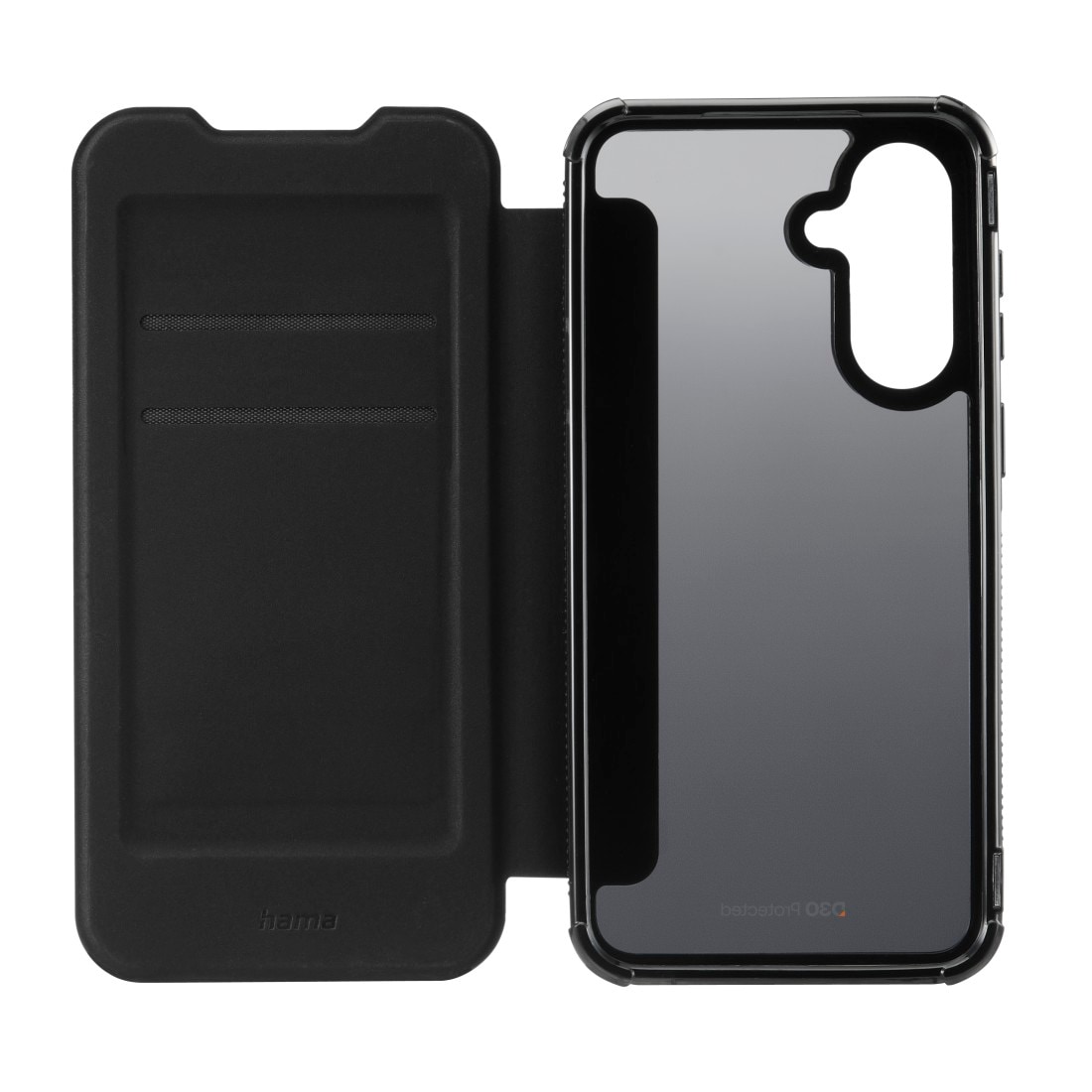 Hama Smartphone-Hülle »Handytasche mit Standfunktion für Samsung Galaxy A17 A17 5G A18« Magnetverschluss, zwei Kartenfächer, Standfunktion, weiches Futter