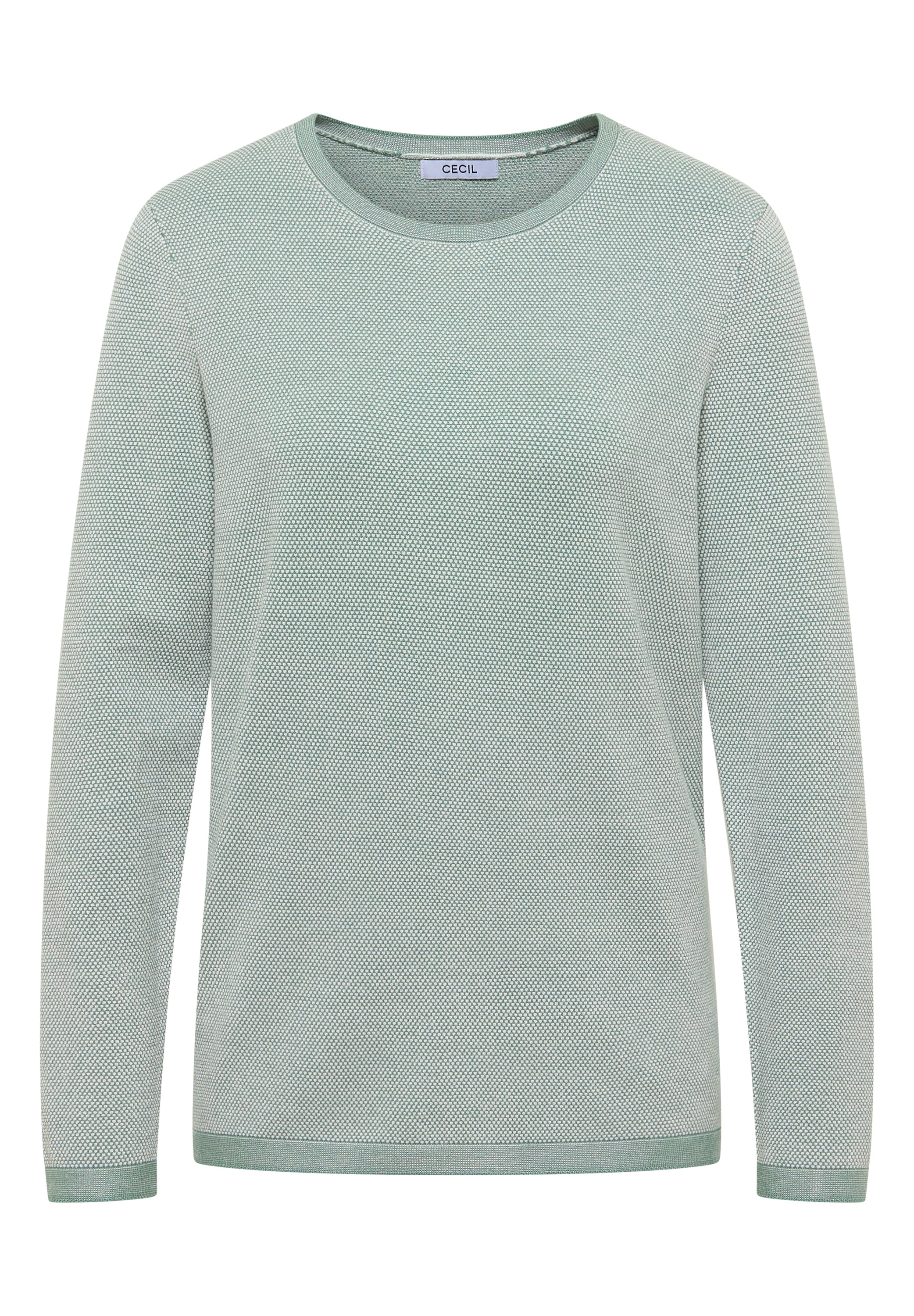 Cecil Strickpullover mit Materialmix