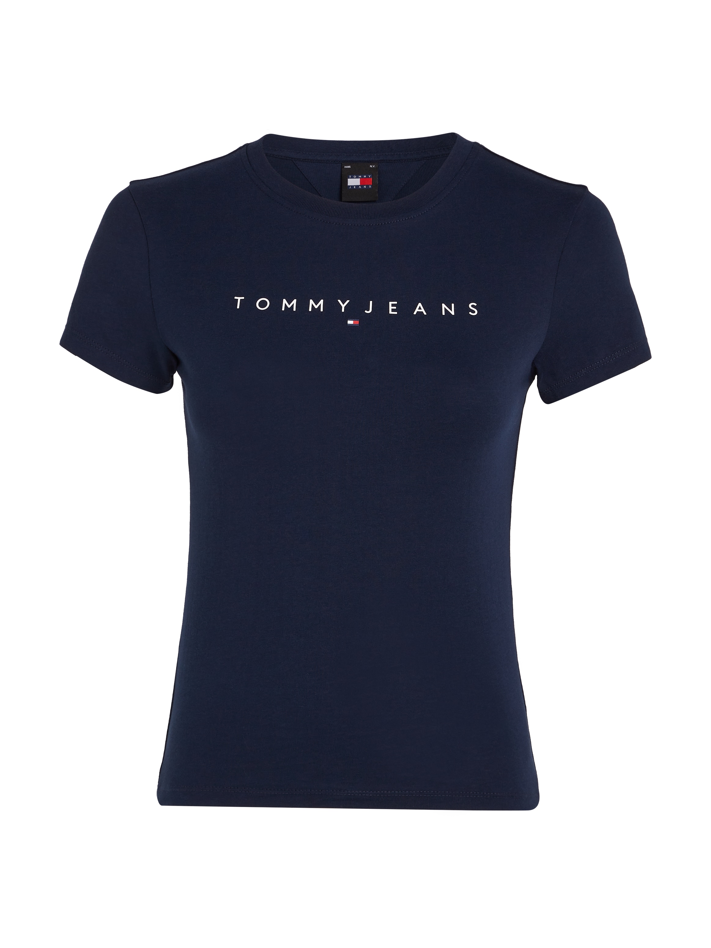 Tommy Jeans T-Shirt »TJW SLIM LINEAR TEE EXT«, mit Logo-Schriftzug