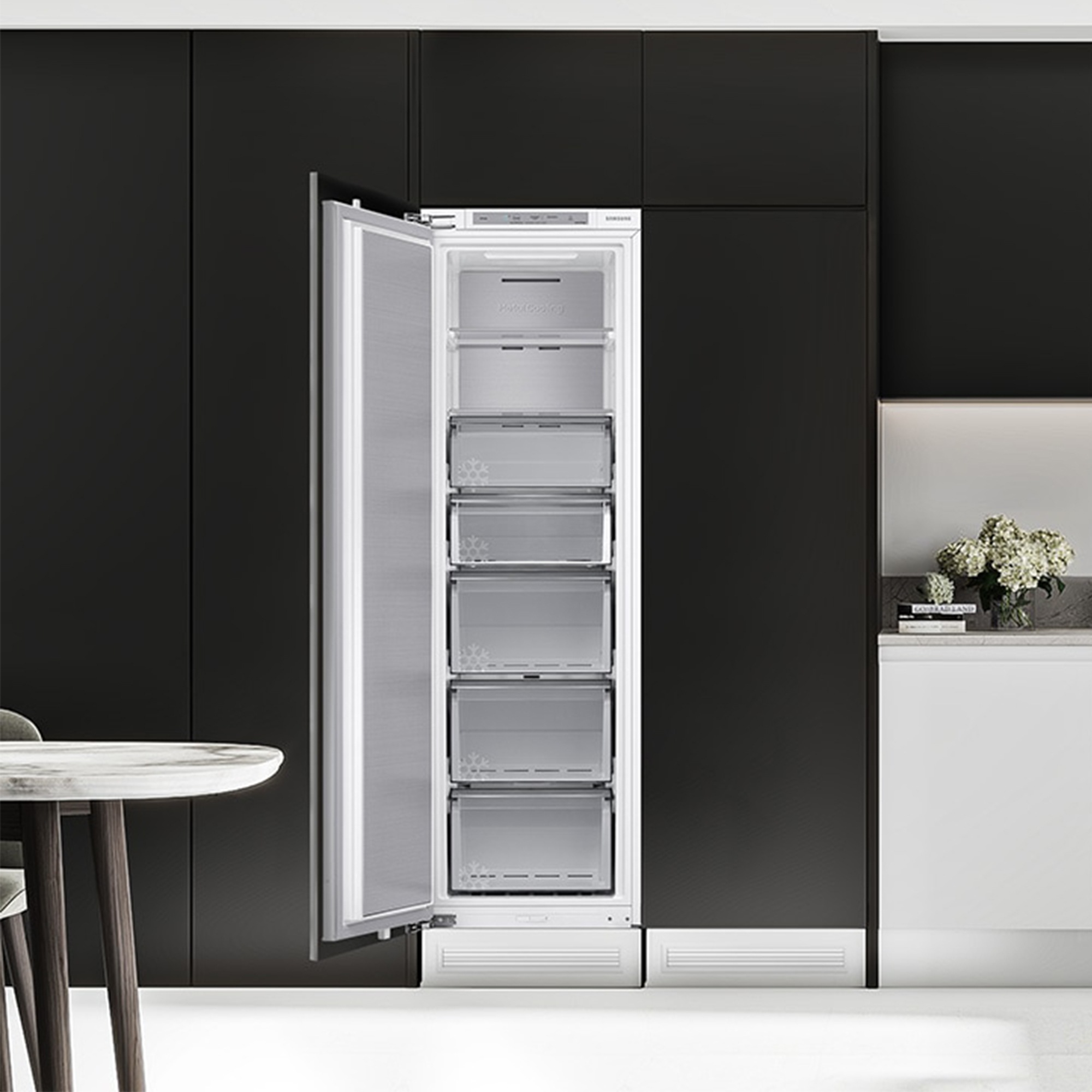 Samsung Einbaugefrierschrank »BRZ22610EWW/EG«, 177,5 cm hoch, 54 cm breit