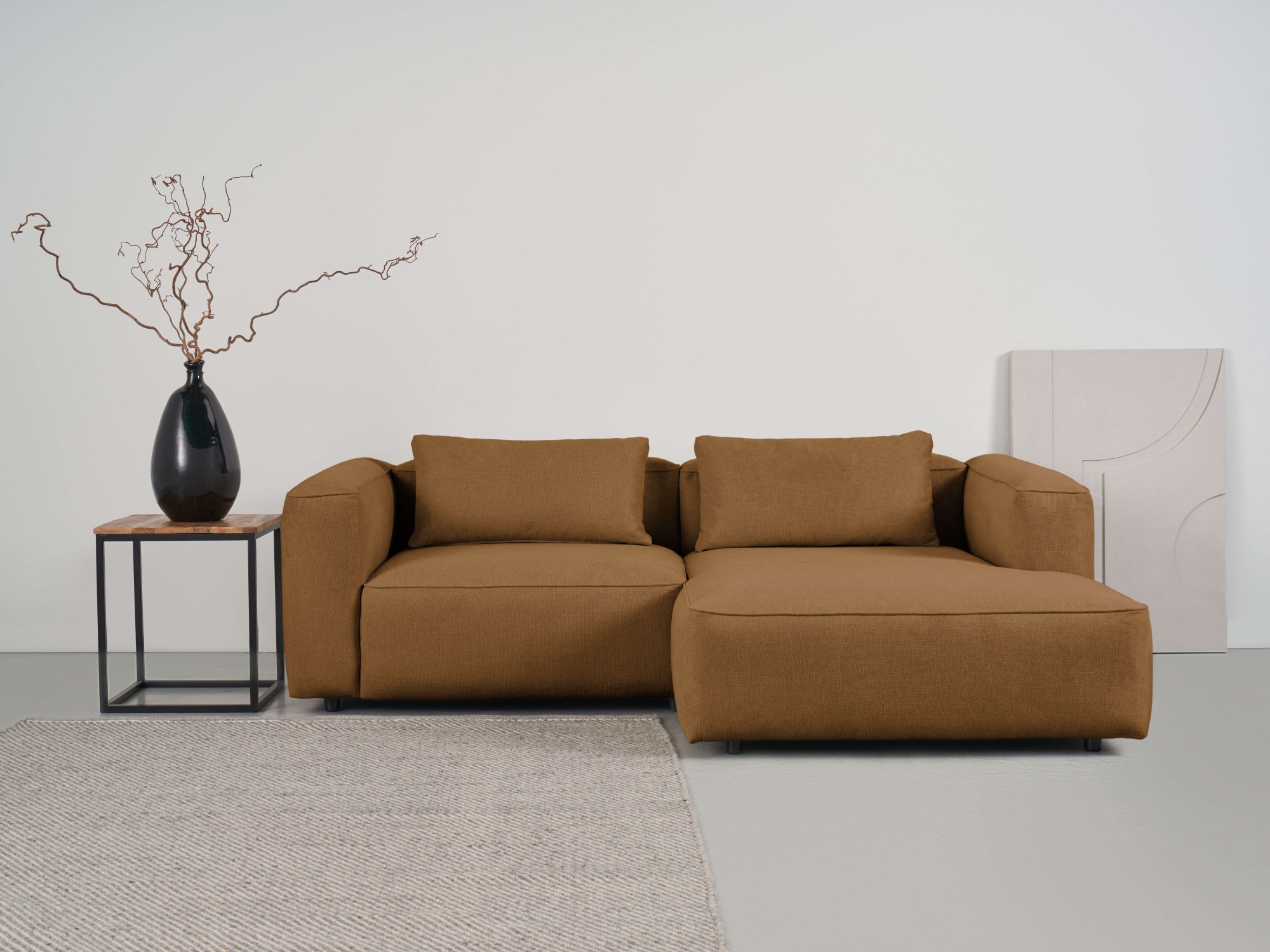 Ecksofa »Tvinnet«, Breite 228 cm, extra tiefe Sitzfläche, kubisches Sitzvergnügen