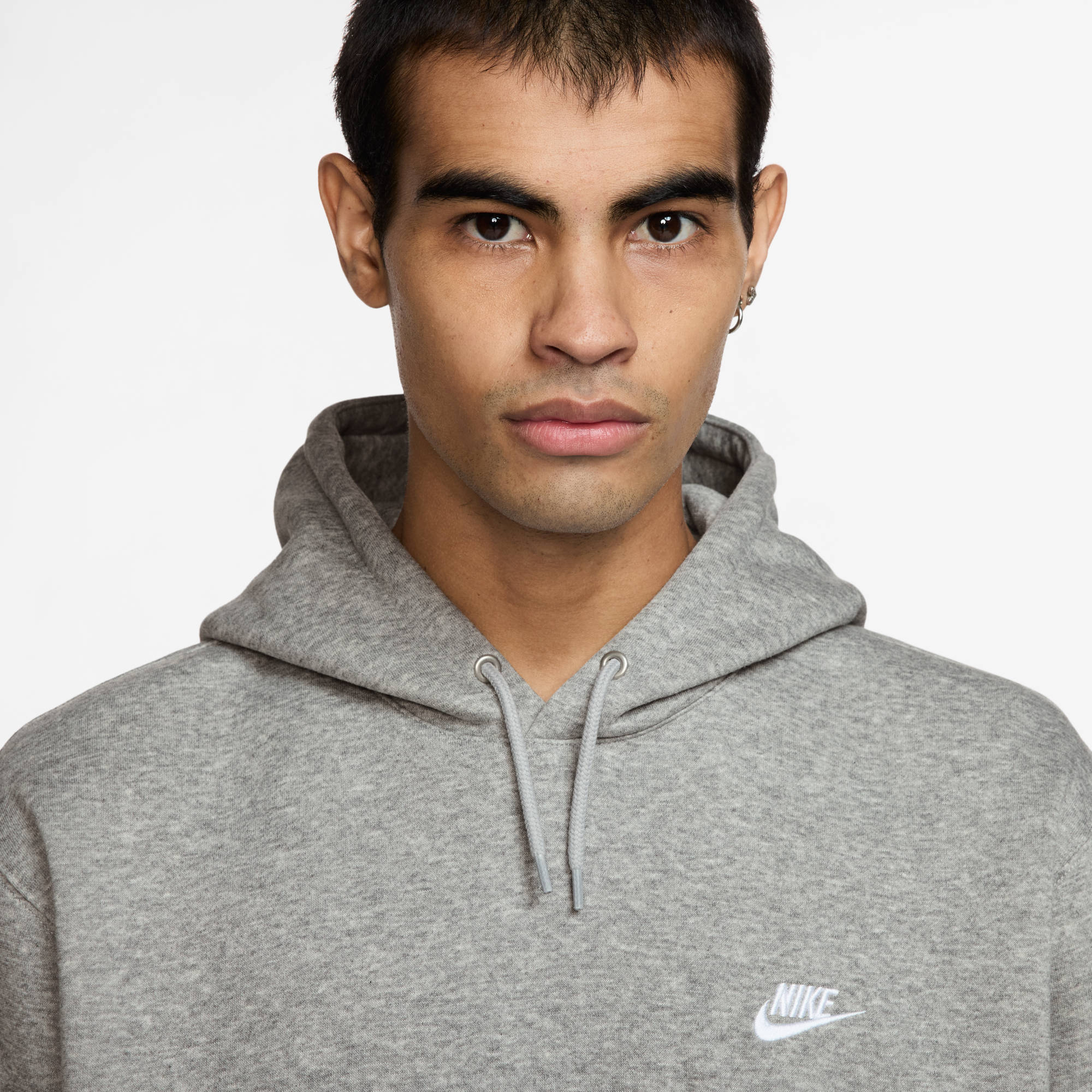 Thumbnail - Nike Sportswear Kapuzensweatshirt "MENS PULLOVER FLEECE HOODIE" 1 Stk. tlg.