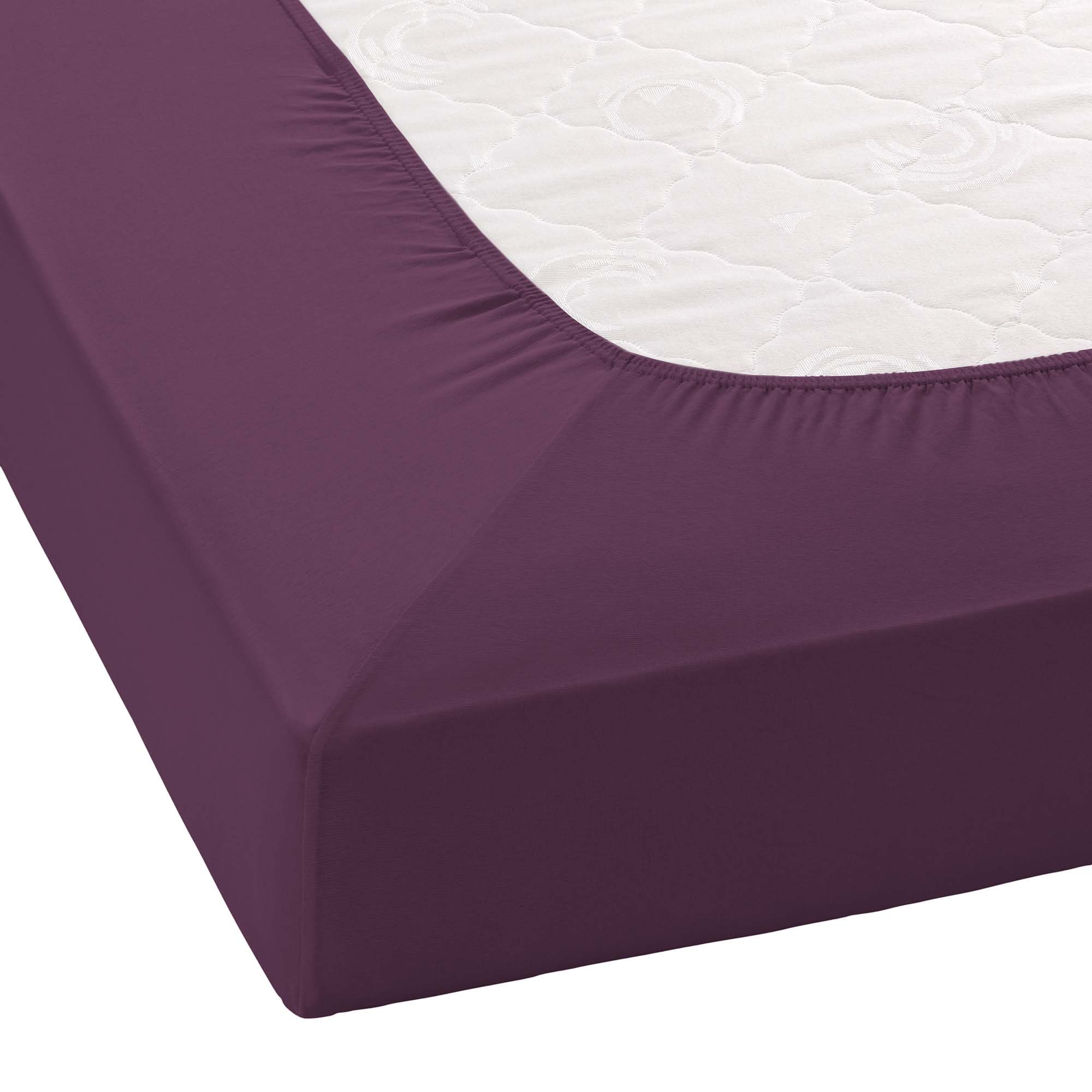 Janine Spannbettlaken »MAKO-FEINJERSEY 5007« aus 100% Baumwolle, für Matratzen bis 26 cm Höhe