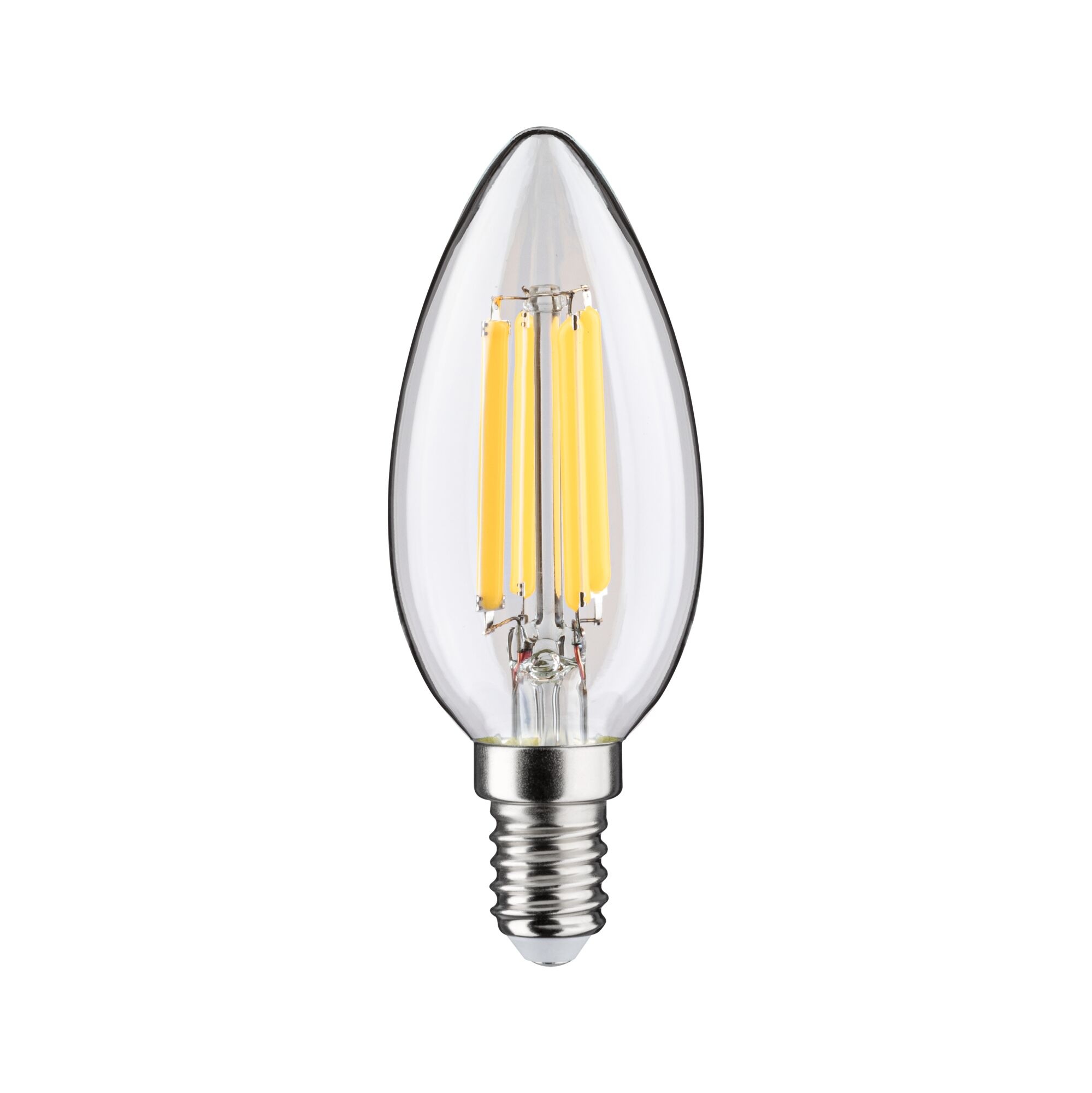 Paulmann LED-Leuchtmittel »Eco-Line Filament 230V LED Kerze E14 1er-Set 525lm 2,5W 3000K Klar«, E14, 1 St., Warmweiß