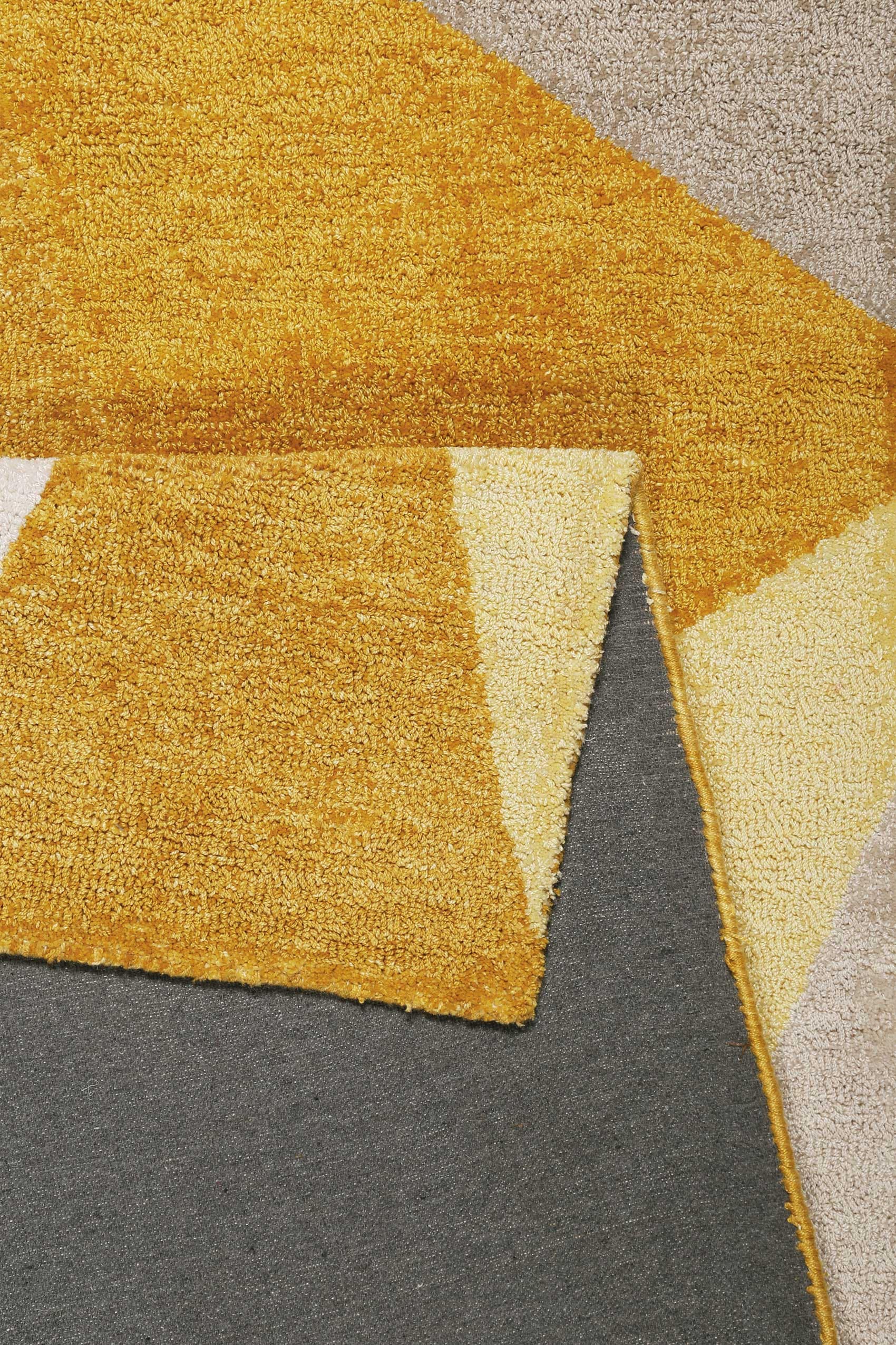 Wecon home Teppich »Next Time 2.0«, rechteckig, 8 mm Höhe, modern, handgefertigt, geometrisches Design für Wohn-, Schlafzimmer