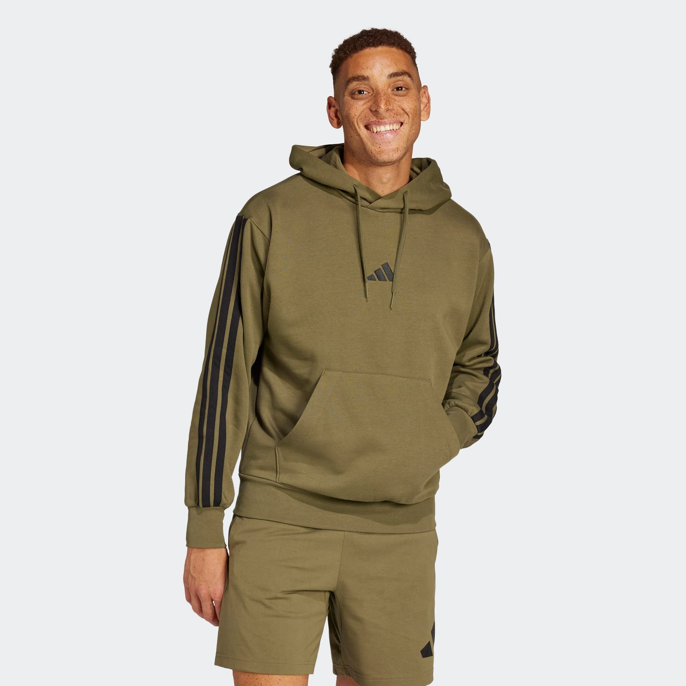 adidas Sportswear Kapuzensweatshirt "ESSENTIALS 3-STREIFEN HOODIE"