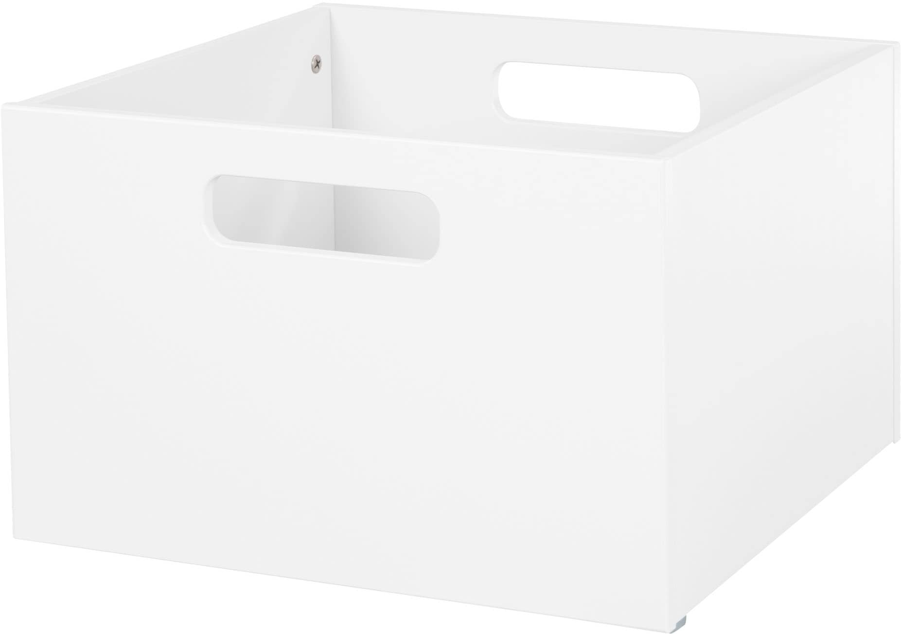 Aufbewahrungsbox »weiß«, aus Holz; Organizer für Spielzeug