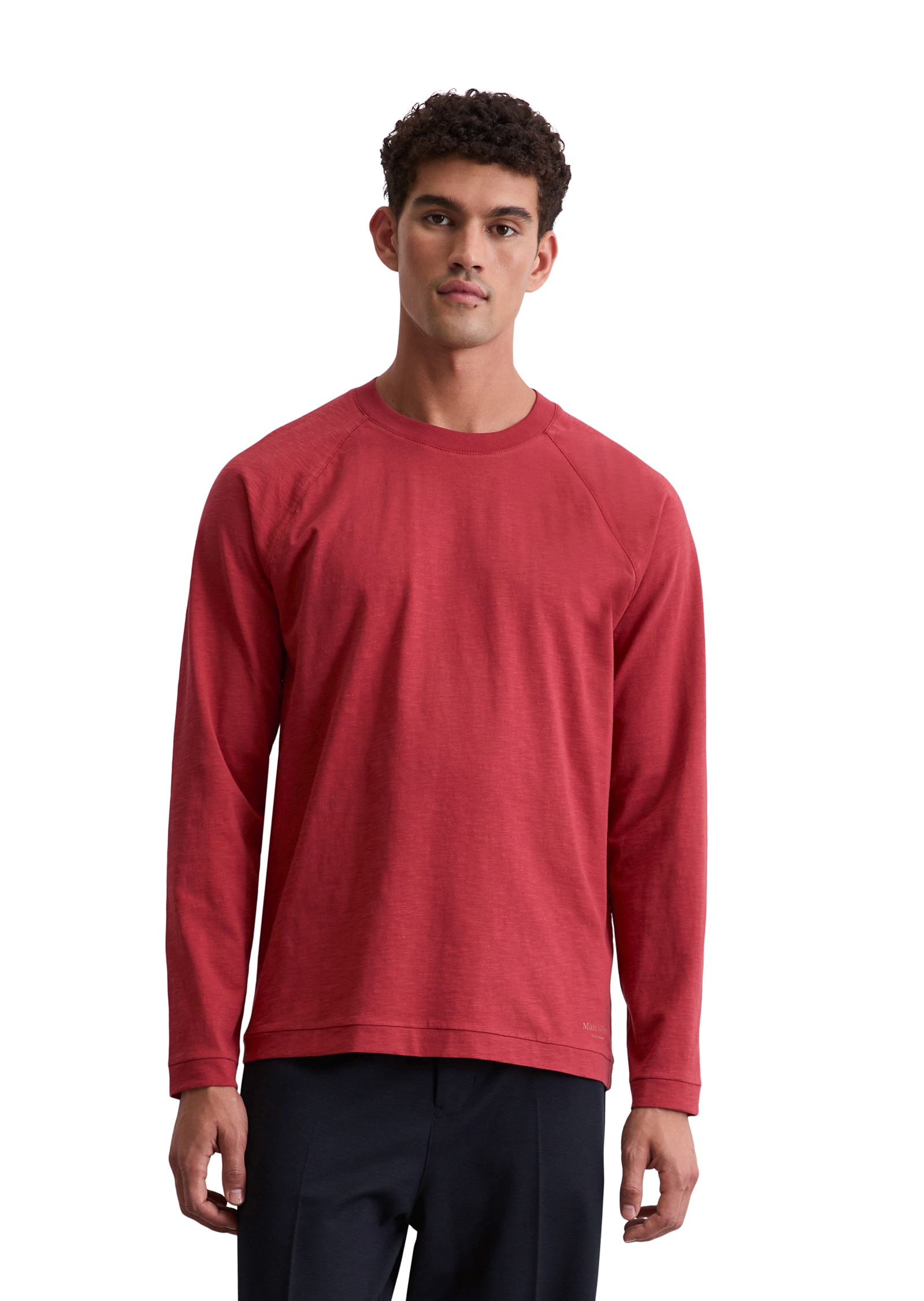 Marc OPolo Langarmshirt "aus reiner Bio-Baumwolle" günstig online kaufen