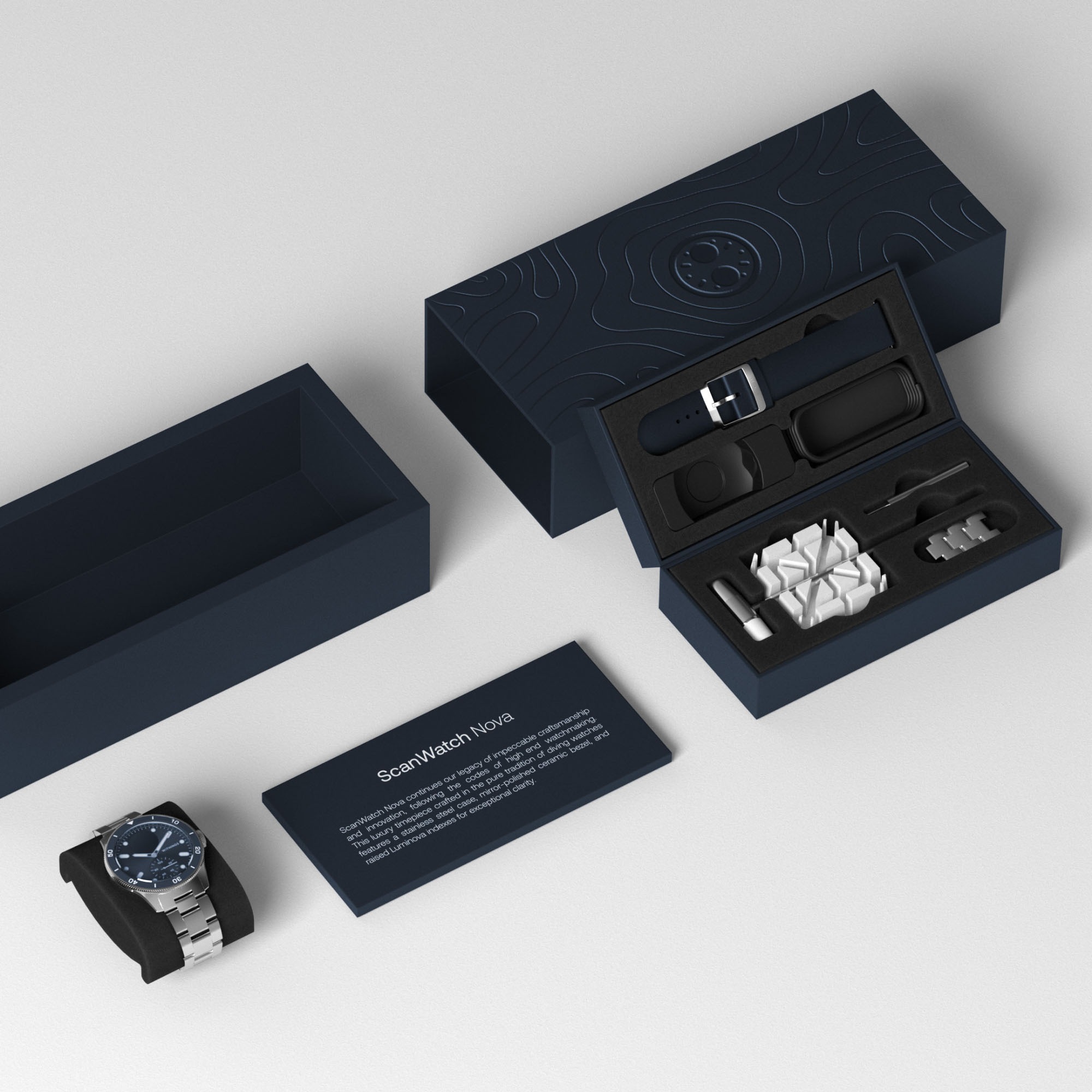 Withings Smartwatch »ScanWatch Nova 42mm«, (1.6 cm / 0.63 Zoll),)