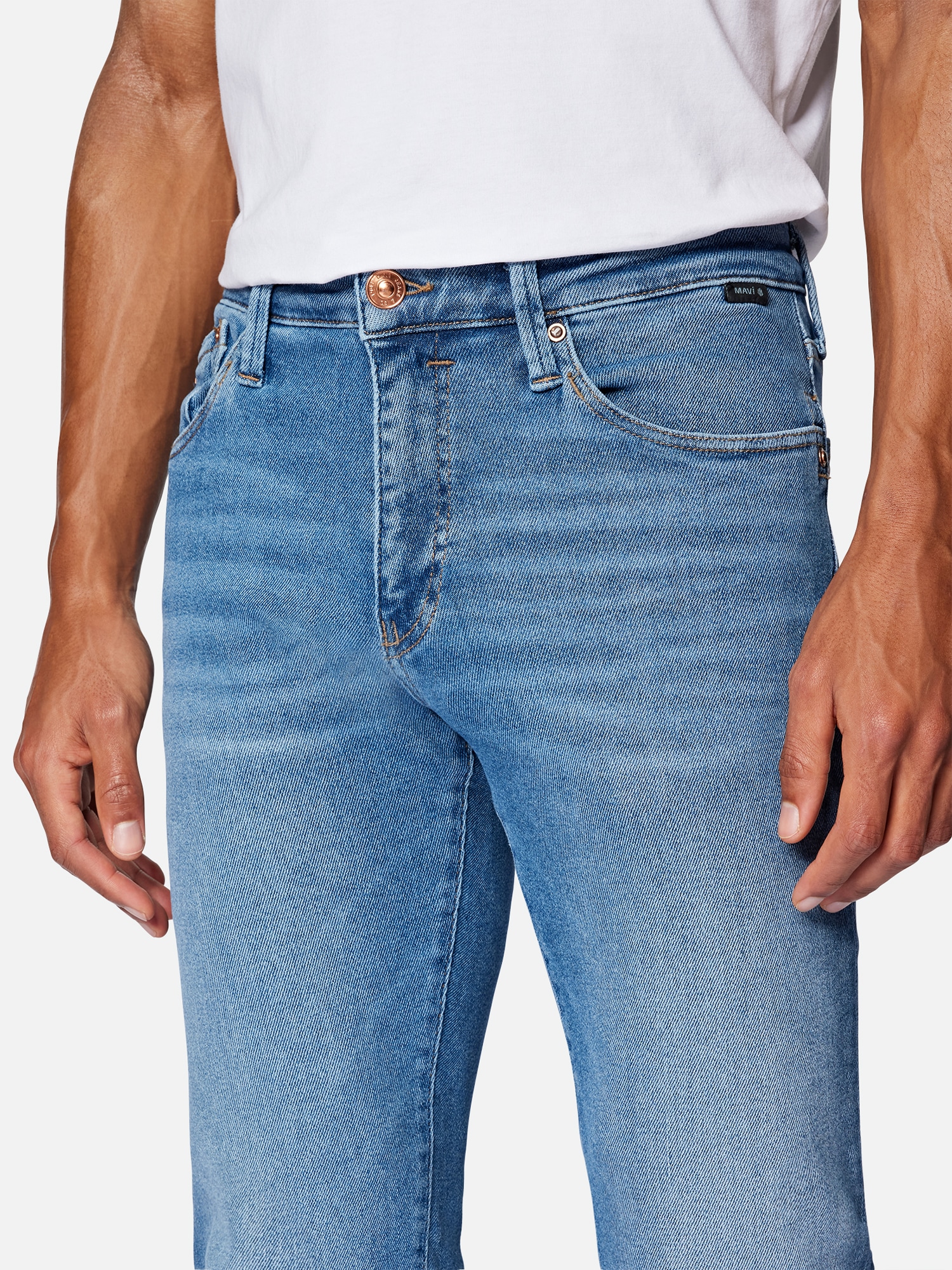 Mavi Tapered-fit-Jeans »CHRIS«, Eng zulaufende Jeans
