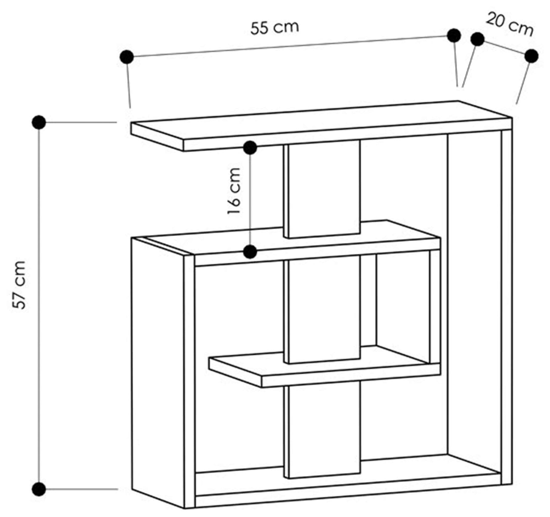 Decortie Beistelltisch »SALY BEISTELLTISCH« Packung, 1 Stk. tlg. Leichte Montage, Lagerung, Platzsparend