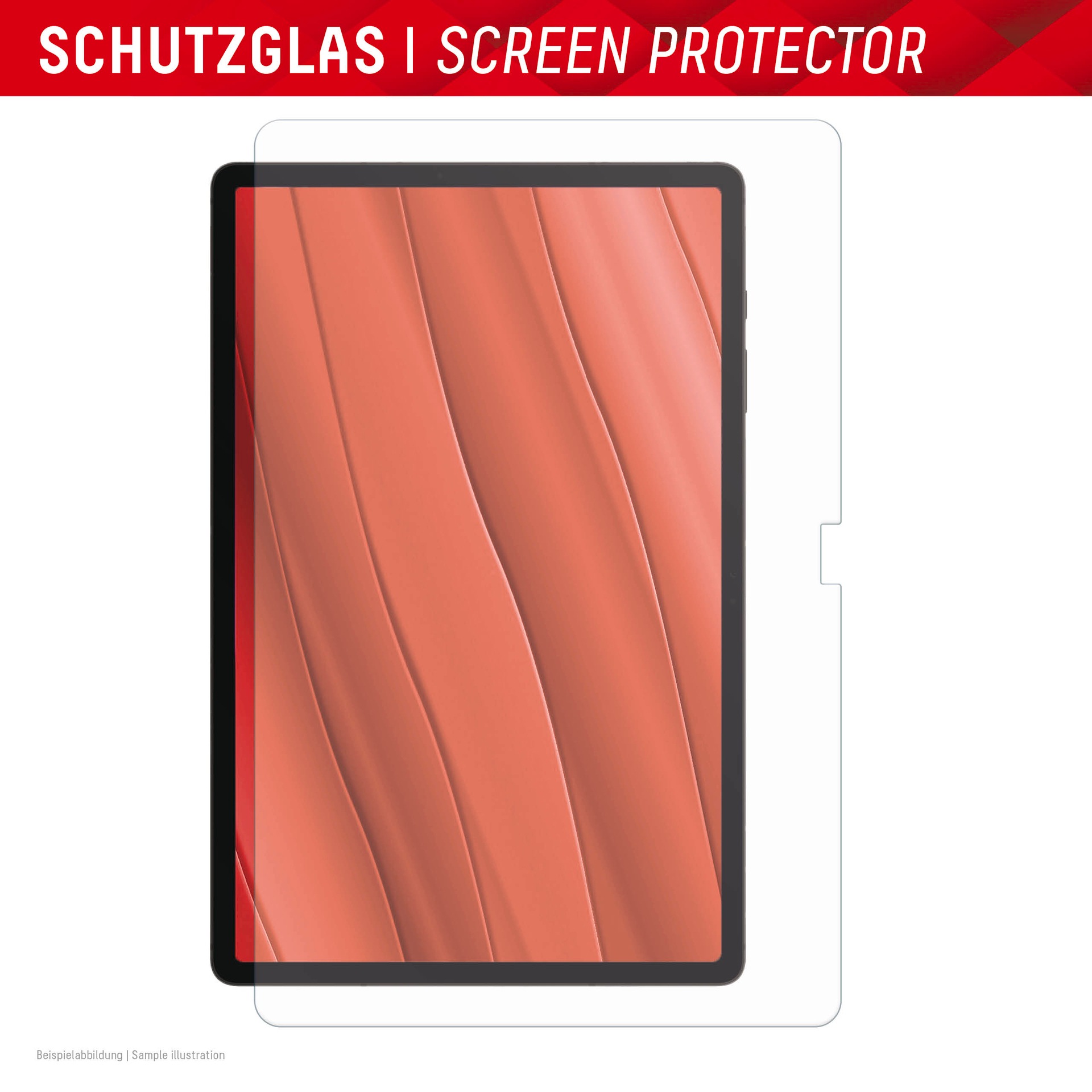 Displex Displayschutzglas »Tablet Glass«, Displayschutzfolie, Schutzfolie, Bildschirmschutz, kratz- & stoßfest