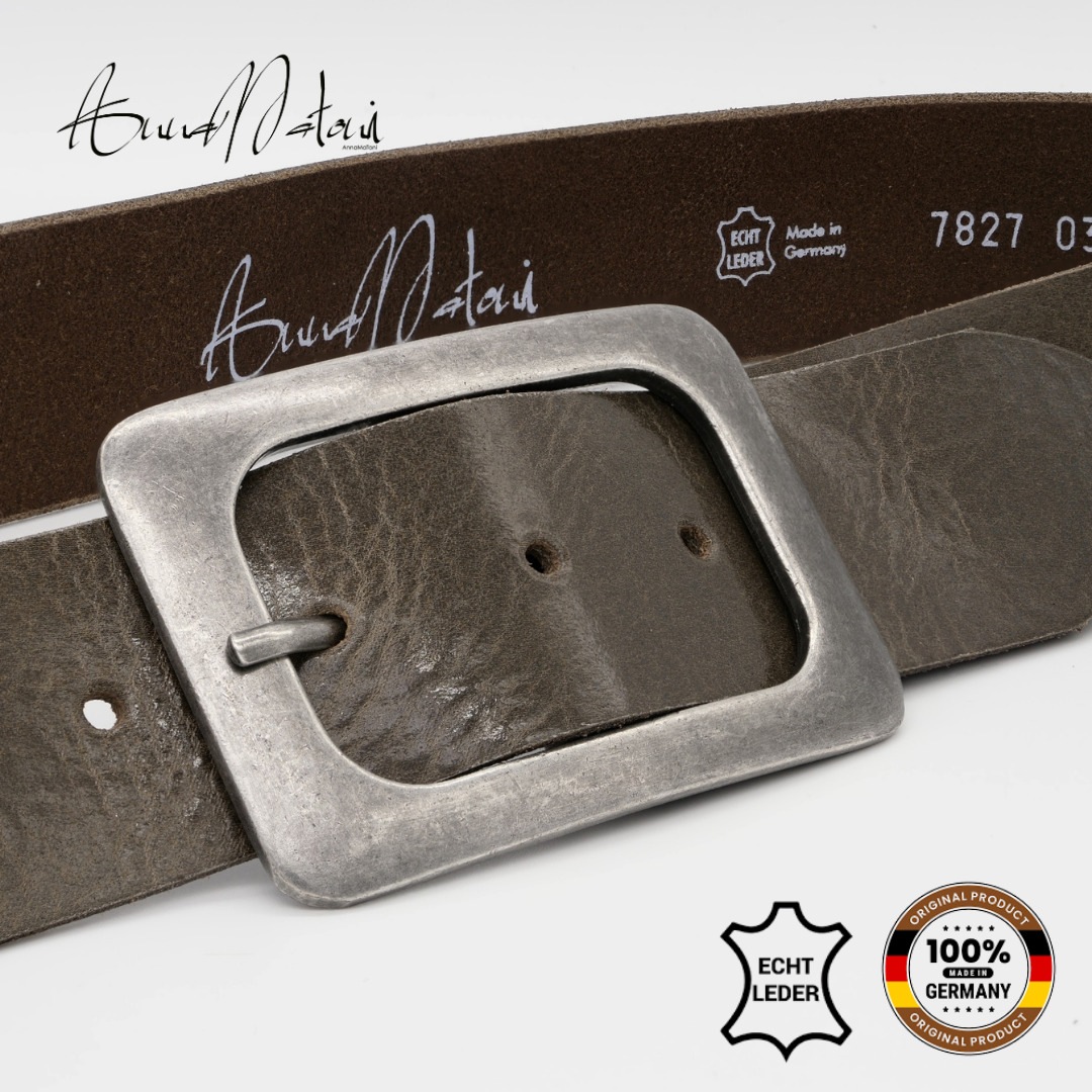 Thumbnail - AnnaMatoni Ledergürtel "AnnaMatoni Ledergürtel Blu Ledergürtel Blu"