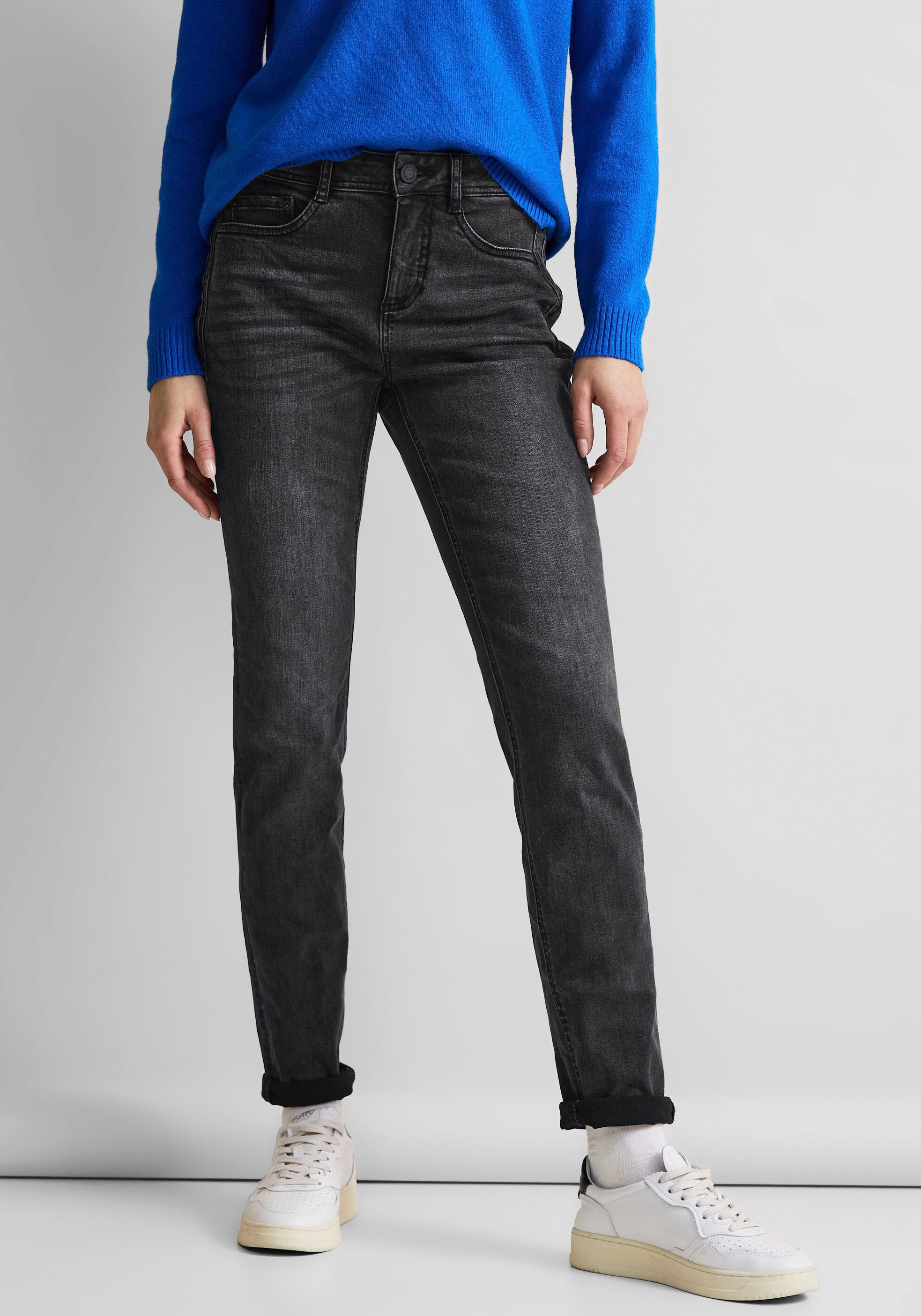 STREET ONE BAUR im | Fünf-Pocket-Stil Slim-fit-Jeans, kaufen für