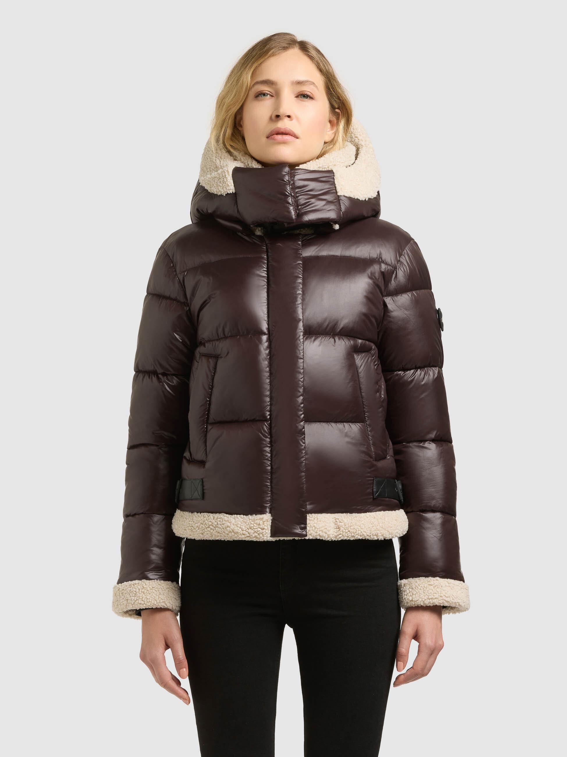 khujo Steppjacke »NESSIE3« mit Kapuze