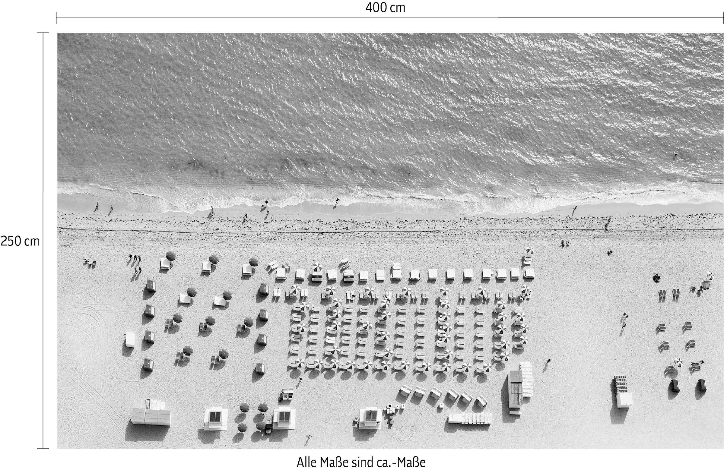 Komar Vliestapete »Digitaldruck Vlies -  Pink Umbrella - Größe 400 x 250 cm« bedruckt glatt Wohnzimmer, Schlafzimmer