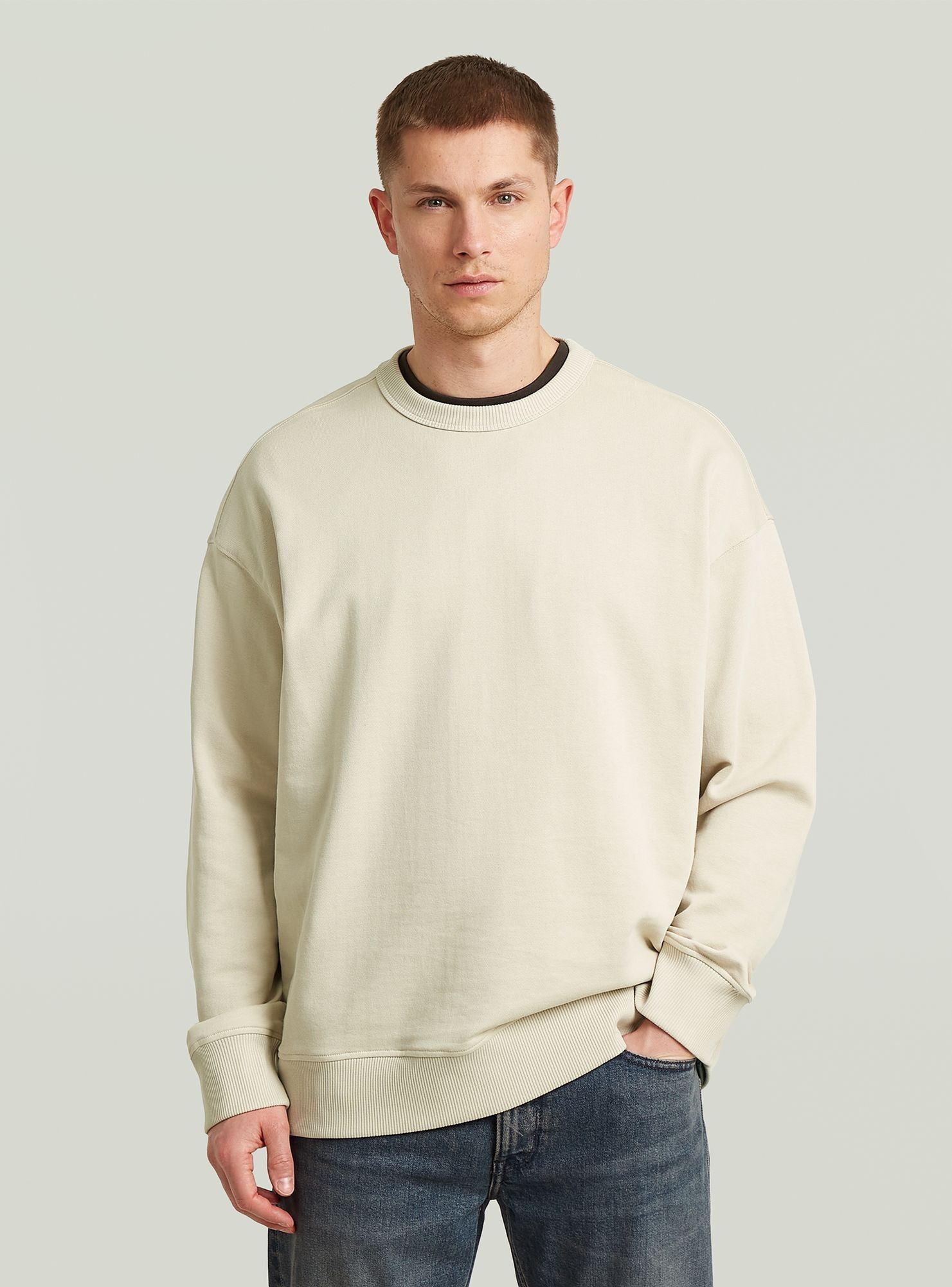 G-STAR Longpullover "HB Badge Sweatshirt" günstig online kaufen