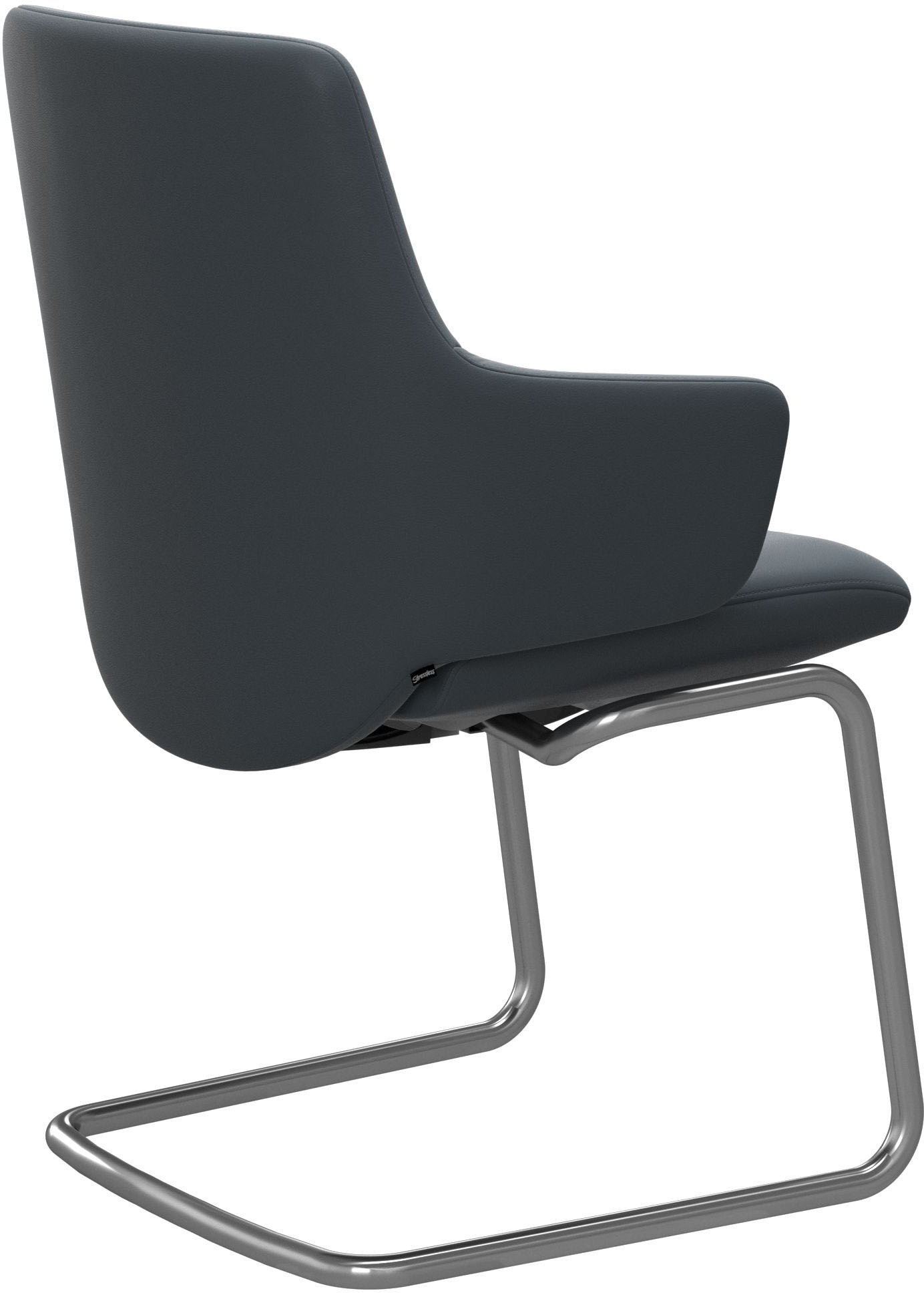Stressless® Polsterstuhl »Laurel«, Leder BATICK, Low Back mit Armlehne, Größe L, mit Beinen aus Stahl in Chrom matt