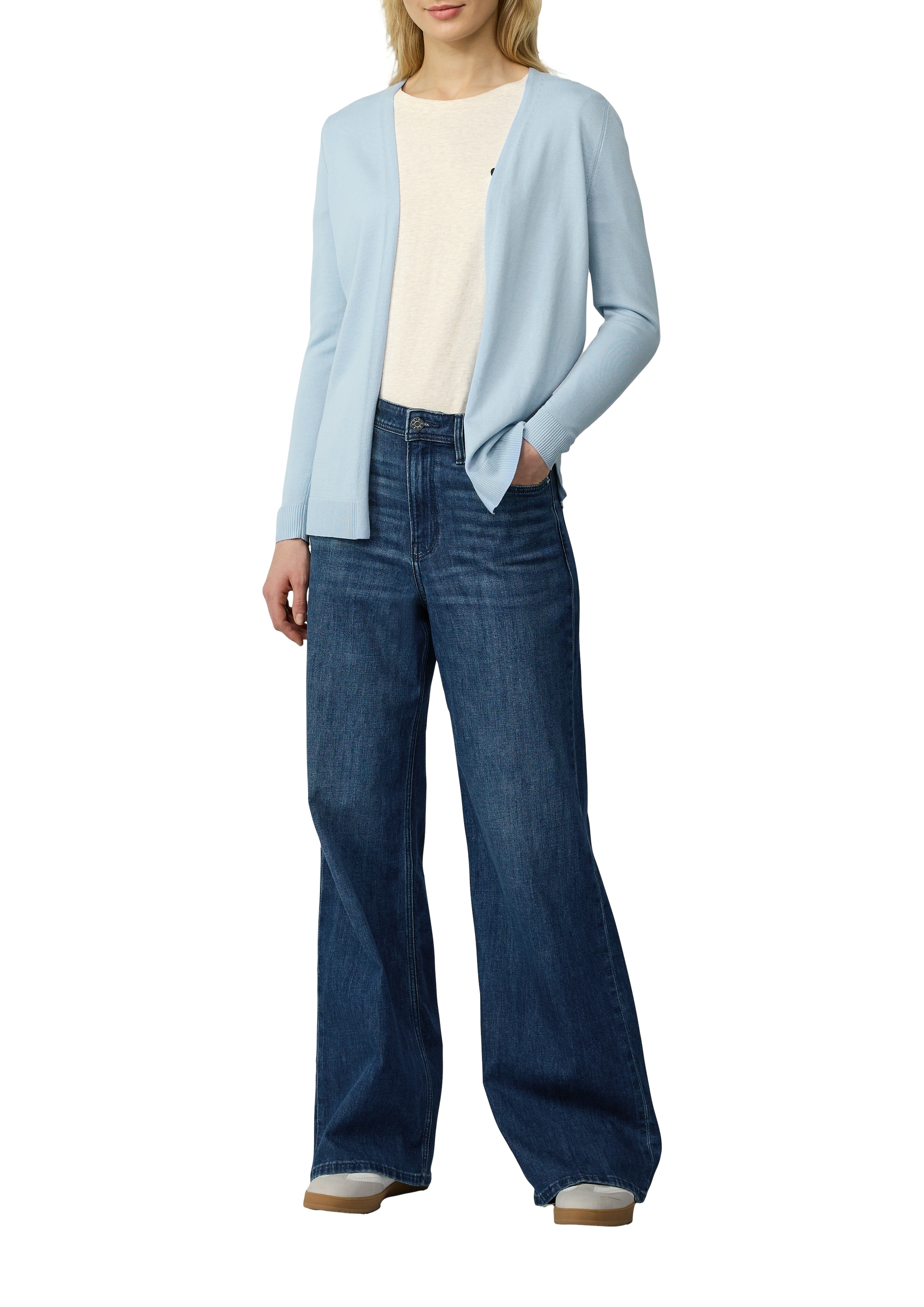 s.Oliver Strickjacke, Feinstrick ohne Verschluss