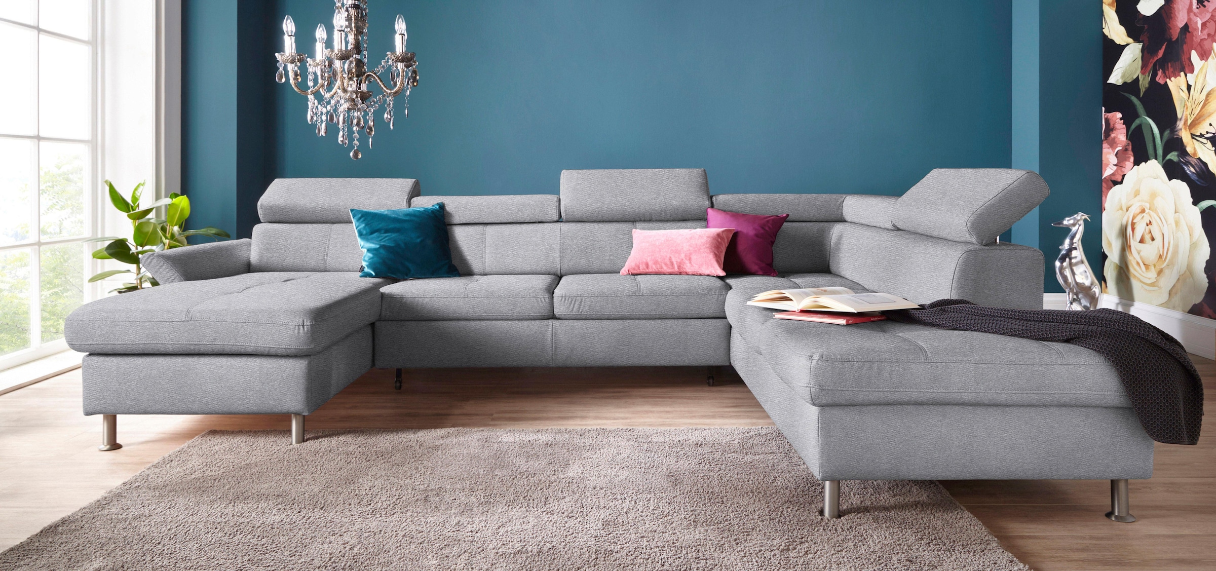 exxpo - sofa fashion Wohnlandschaft "Maretto, bequem und komfortabel, viel günstig online kaufen