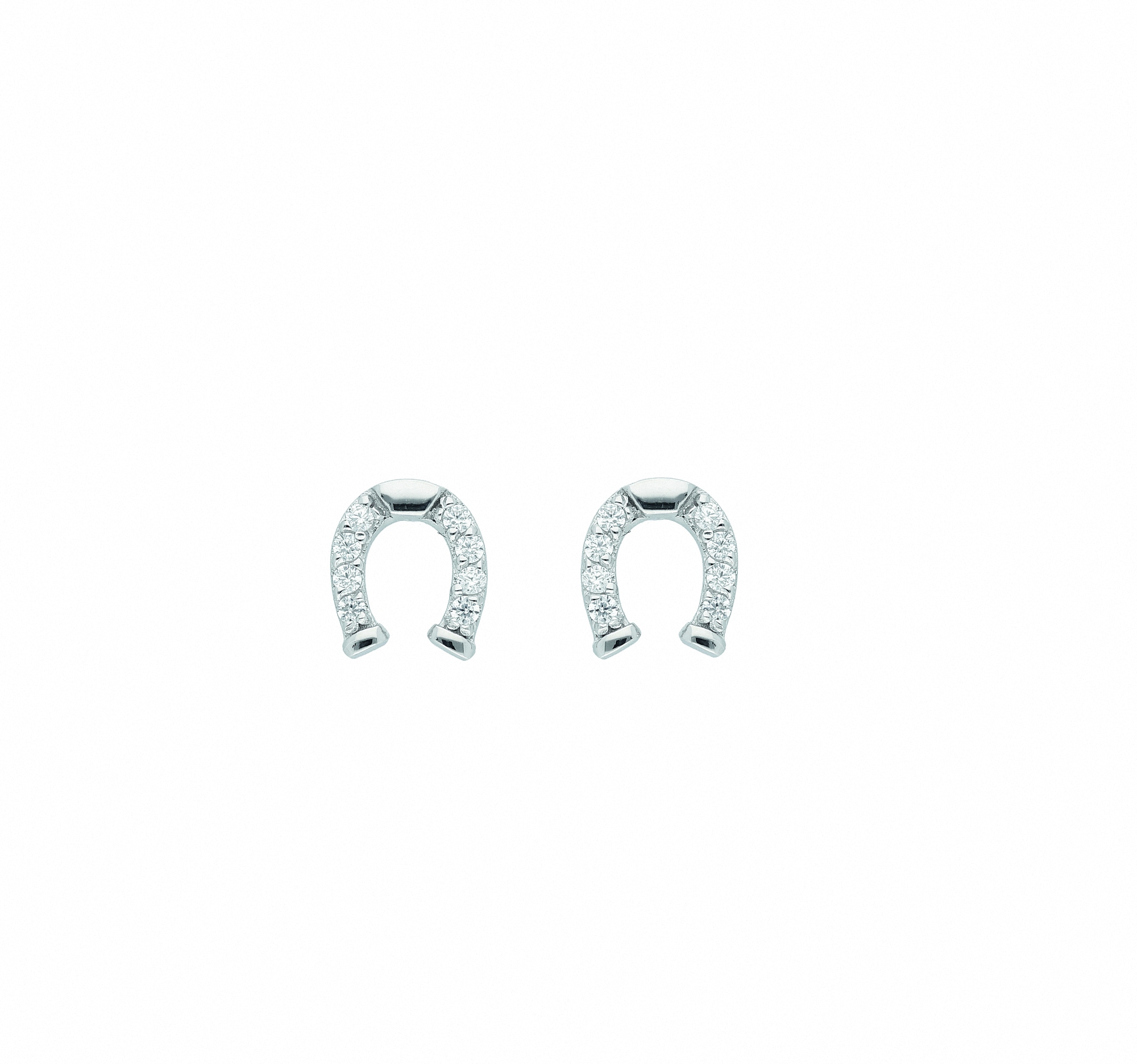 Paar Ohrstecker bestellen Silberschmuck Ohrhänger Ohrringe | »1 Zirkonia«, Damen mit / Zirkonia online Silber mit Adelia´s Hufeisen 925 Paar für BAUR