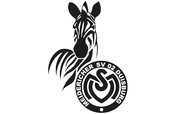 Wandtattoo »Fußball MSV Duisburg Logo«, selbstklebend, entfernbar