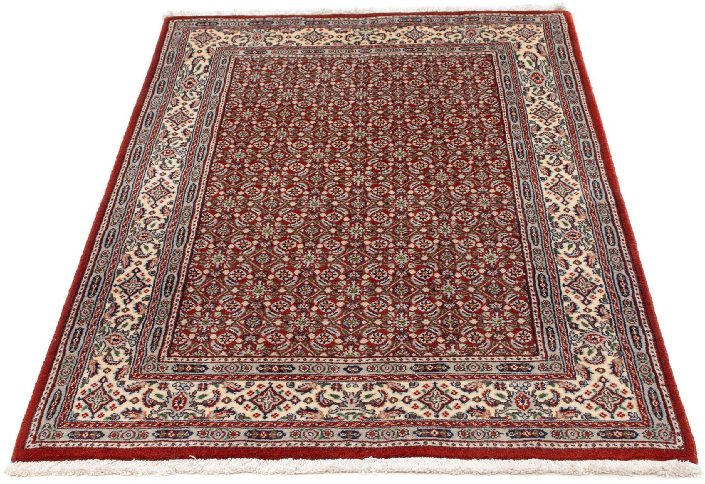 morgenland Orientteppich "Perser - Classic - 147 x 92 cm - dunkelrot", rechteckig, 10 mm Höhe, Wohnzimmer, Handgeknüpft,