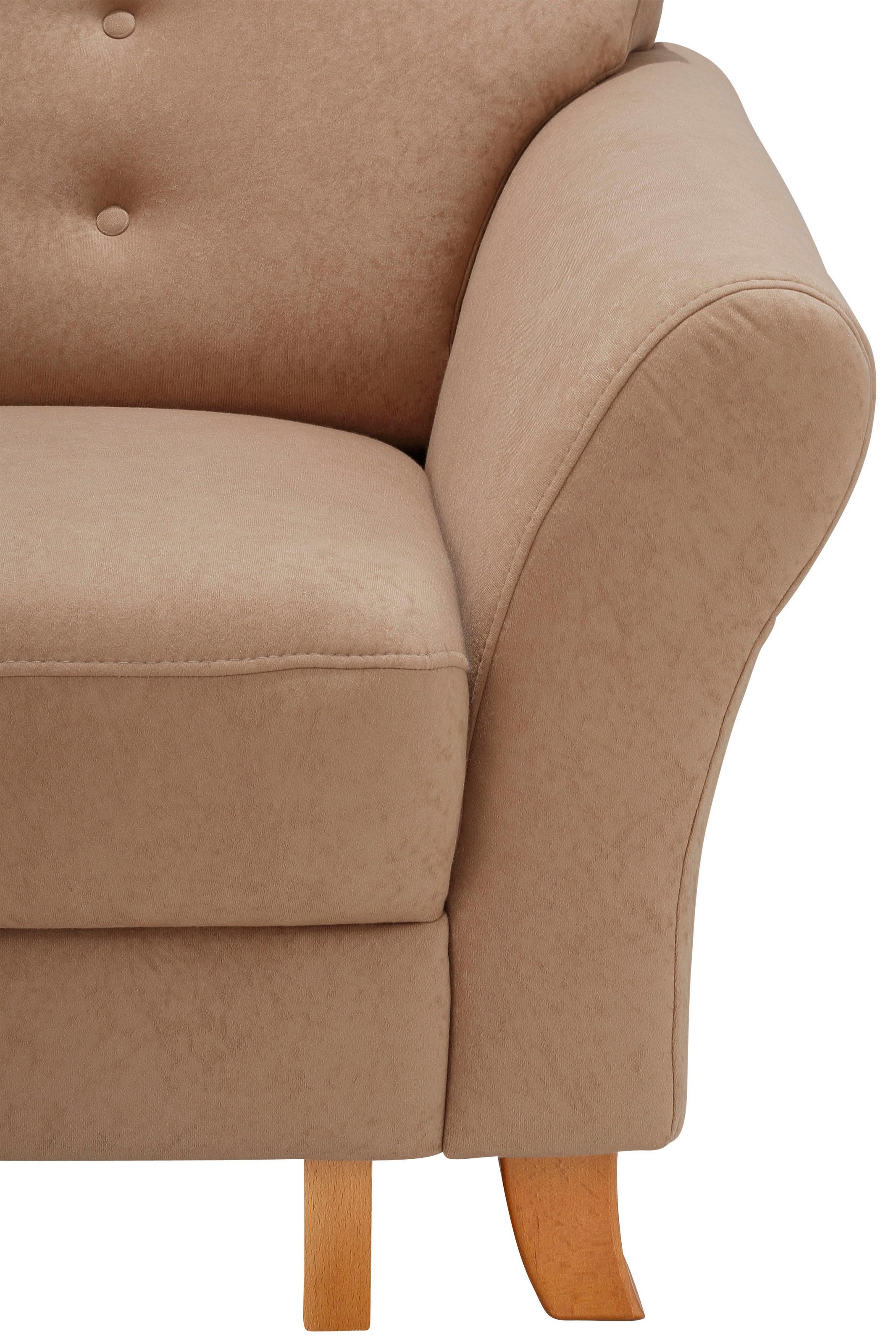 Home affaire Ecksofa »Trondheim L-Form«, mit Federkern