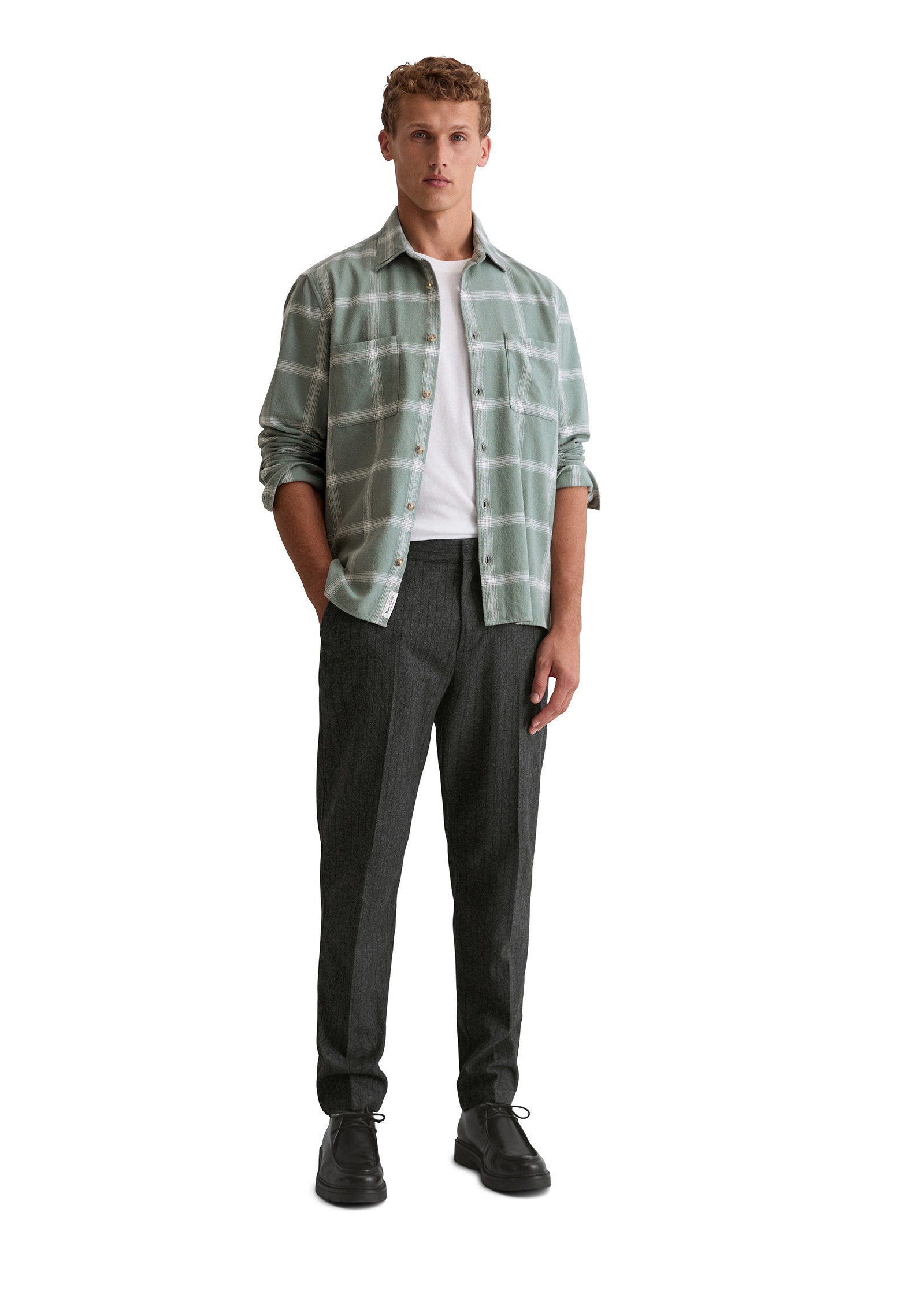 Marc O'Polo Langarmhemd »aus weichem Bio-Baumwoll-Twill«