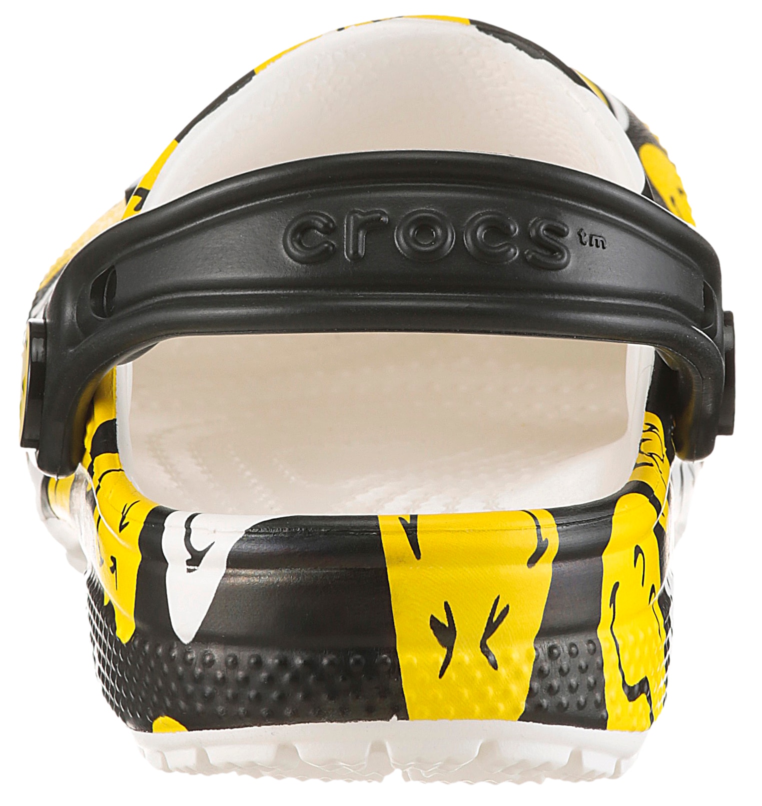 Crocs Clog »Smiley Classic Clog«  Hausschuh, Homeslipper mit allover Muster