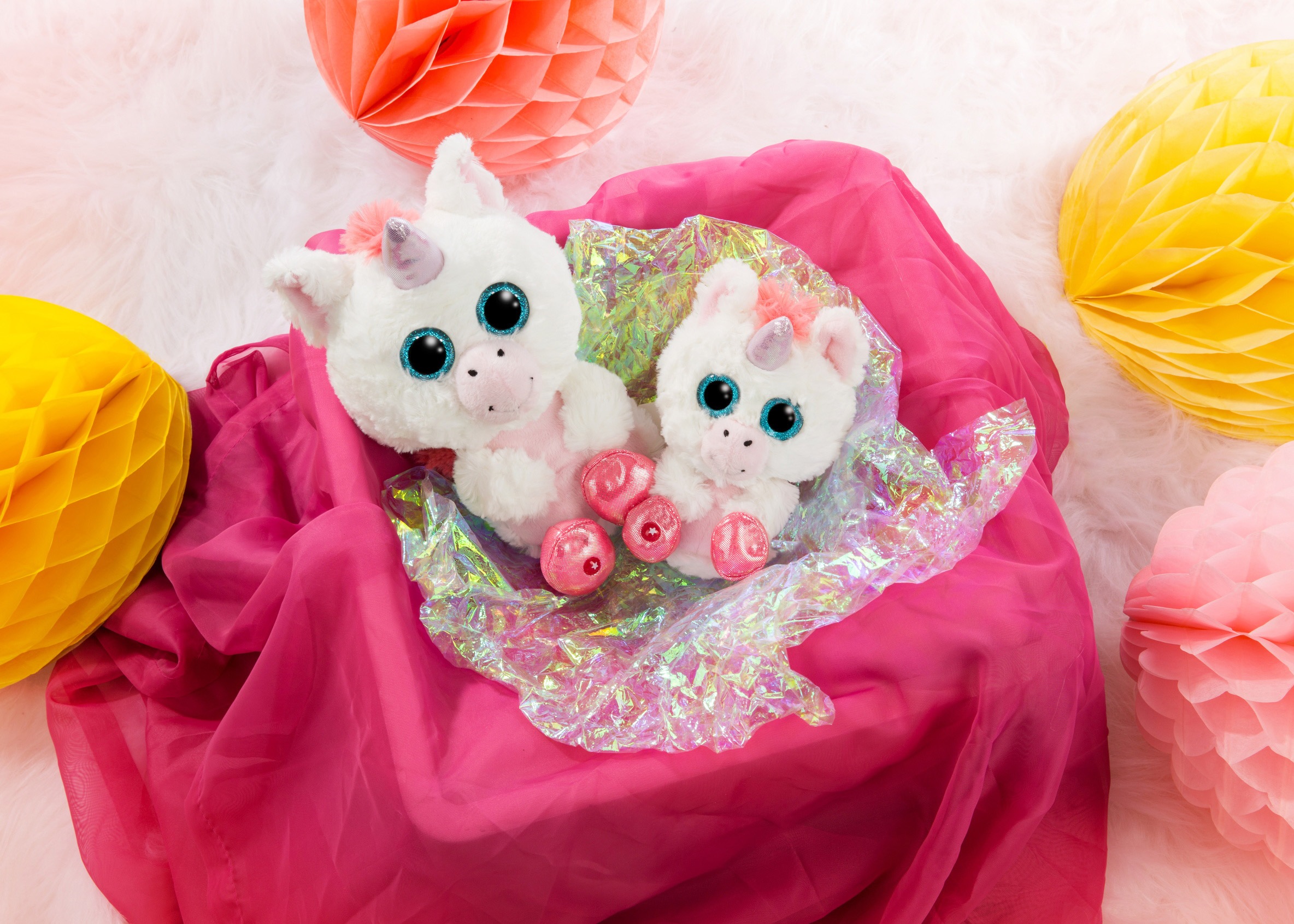 Nici Kuscheltier »Glubschis, Einhorn Milky-Fee, 25 cm«