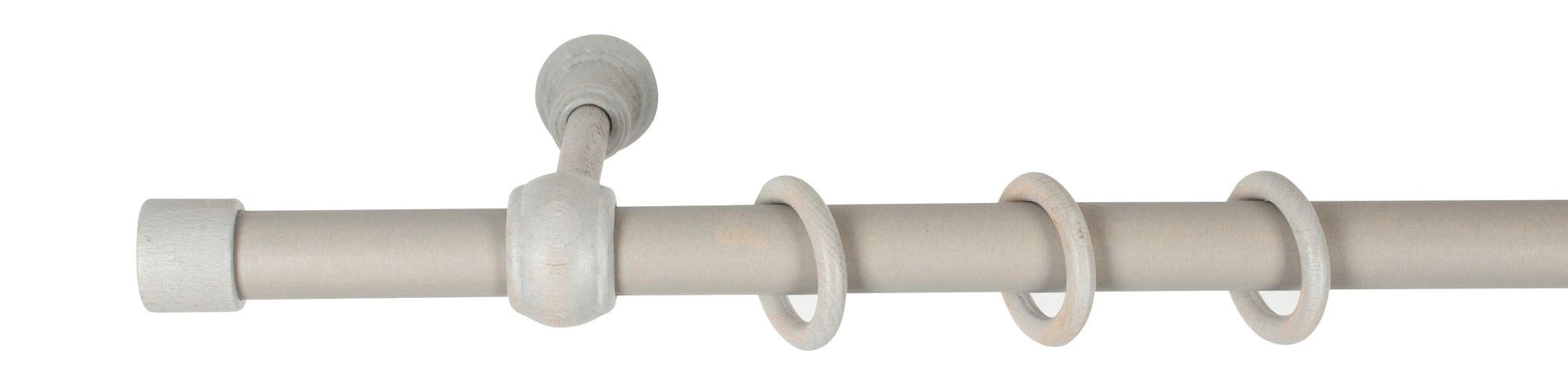 SN DECO GROUP Gardinenstange "Cafiro" 1 läufig-läufig Fixmaß 28 mm, Holz, v günstig online kaufen