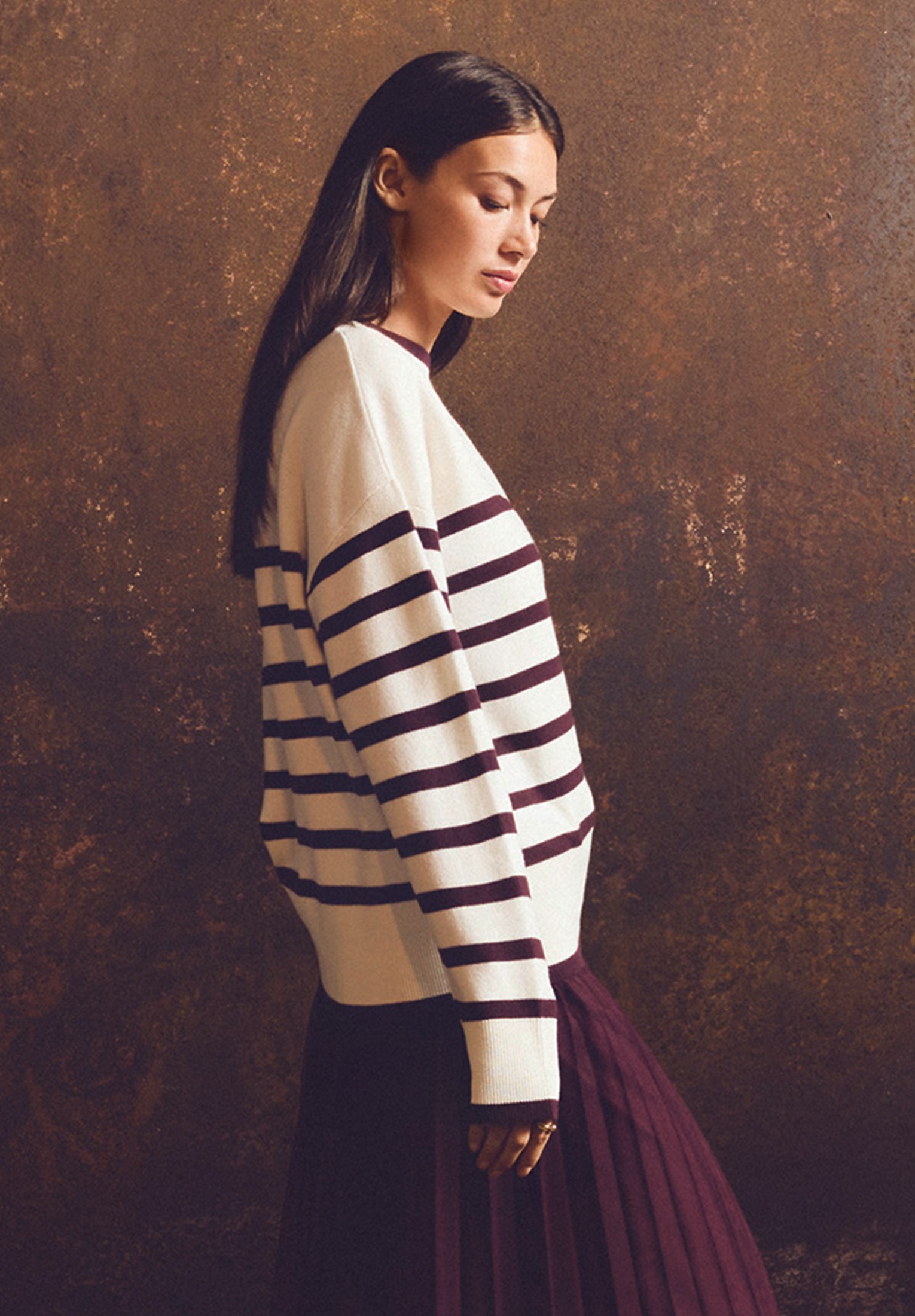Betty&Co Strickpullover »Betty & Co Damen Strickpullover mit Streifen«, (1 tlg.)