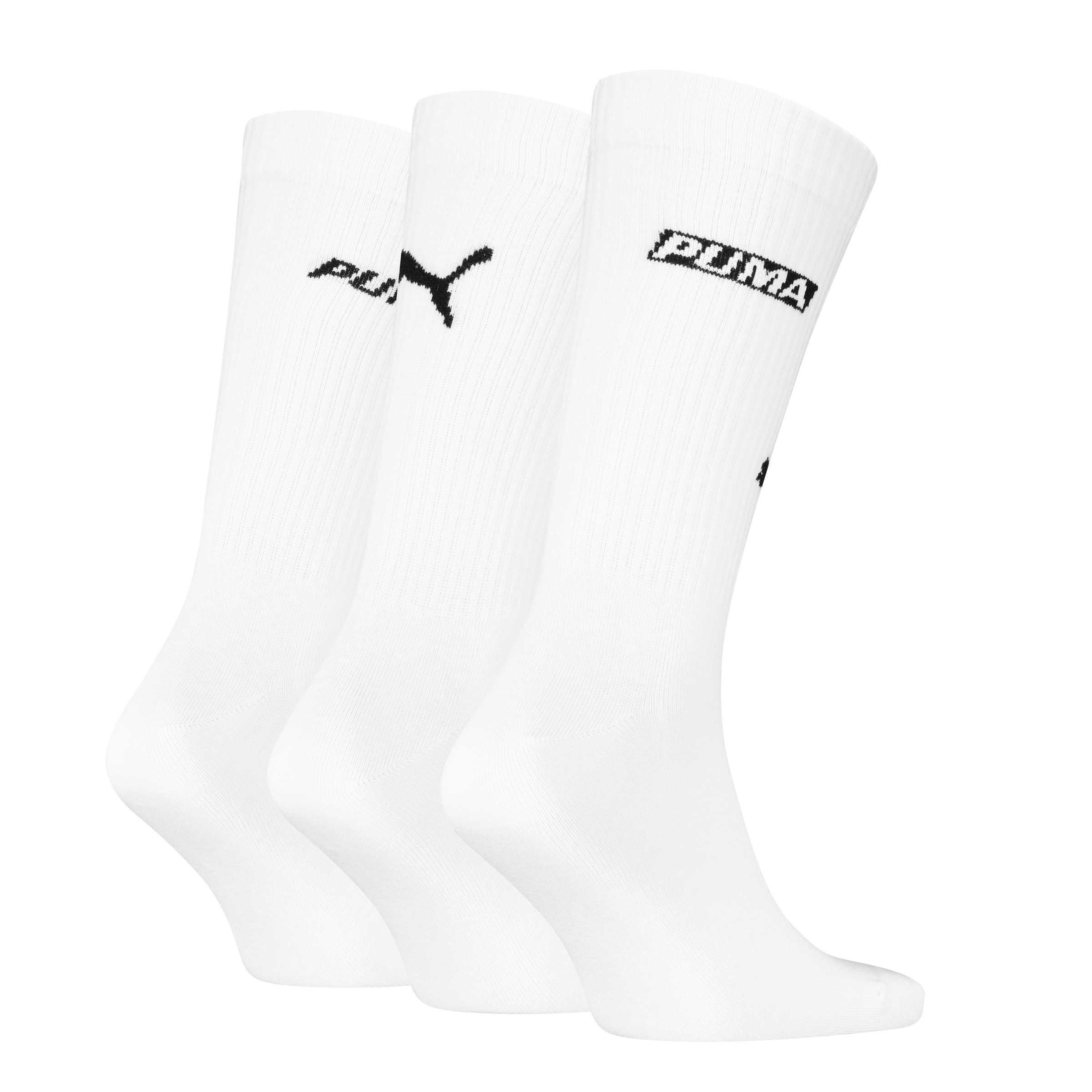 PUMA Socken »PUMA UNISEX LOGO STACKING CREW SOCK« 3 Paar, 