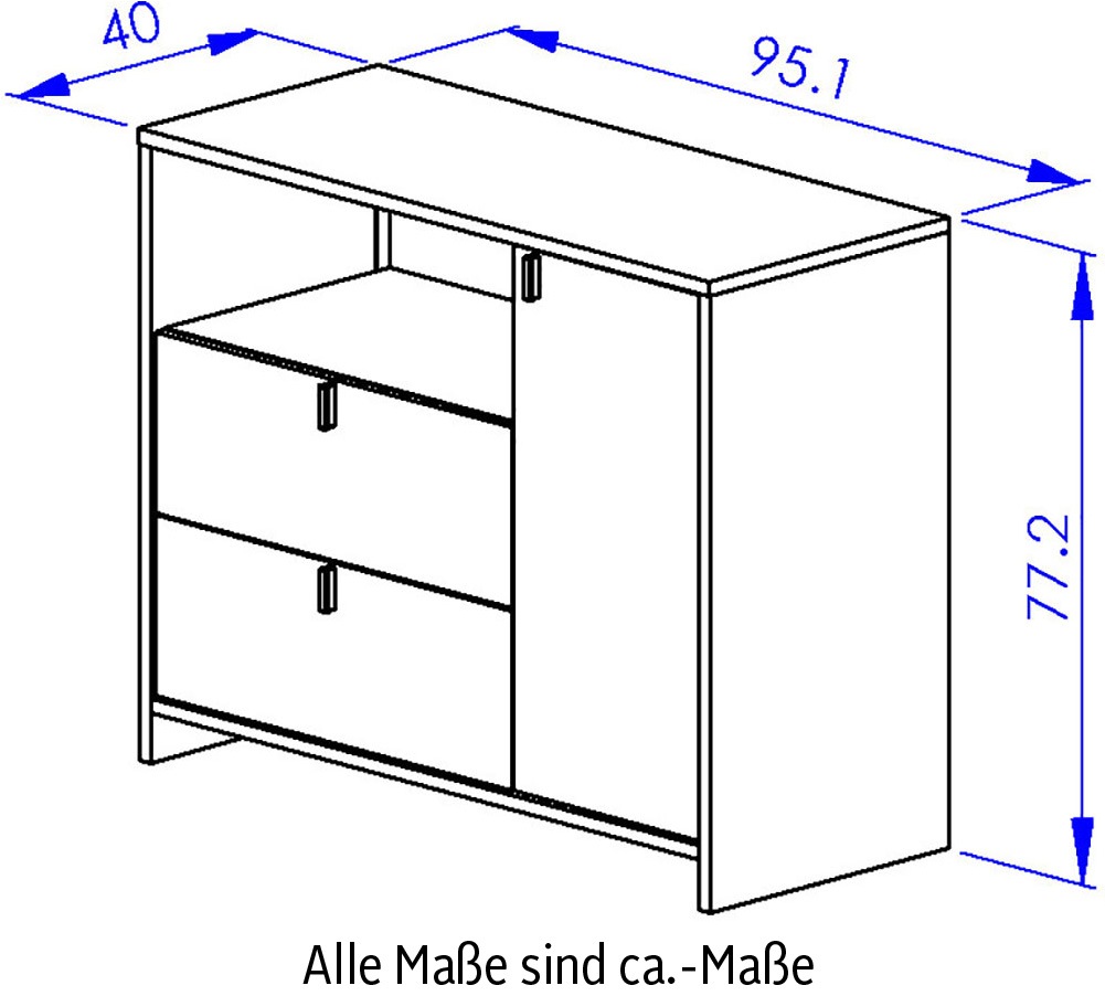 Gami Schlafzimmer-Set »RITMO SCHLAFZIMMER SET 2«, (7 tlg.), Ein Schlafzimmer im zeitlosen Stil mit vielen praktischen Lösungen!