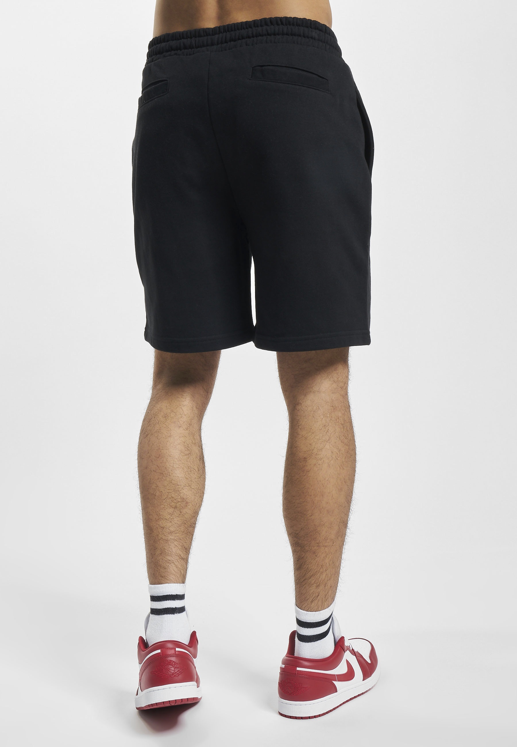 Sweatshorts KARL KANI "Karl Kani Herren KM232-006-2 KK College Signature Sweatshorts", Herren, Gr. XL, US-Größen, schwarz, 80% Baumwolle, 20% Polyester, normal, Hosen Sweatshorts 3